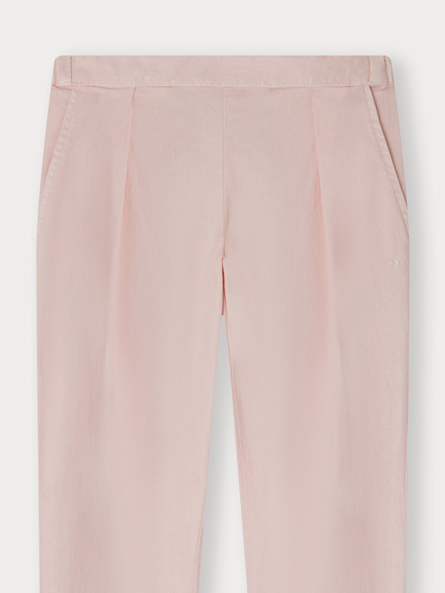 Girls Pink Cotton Trousers