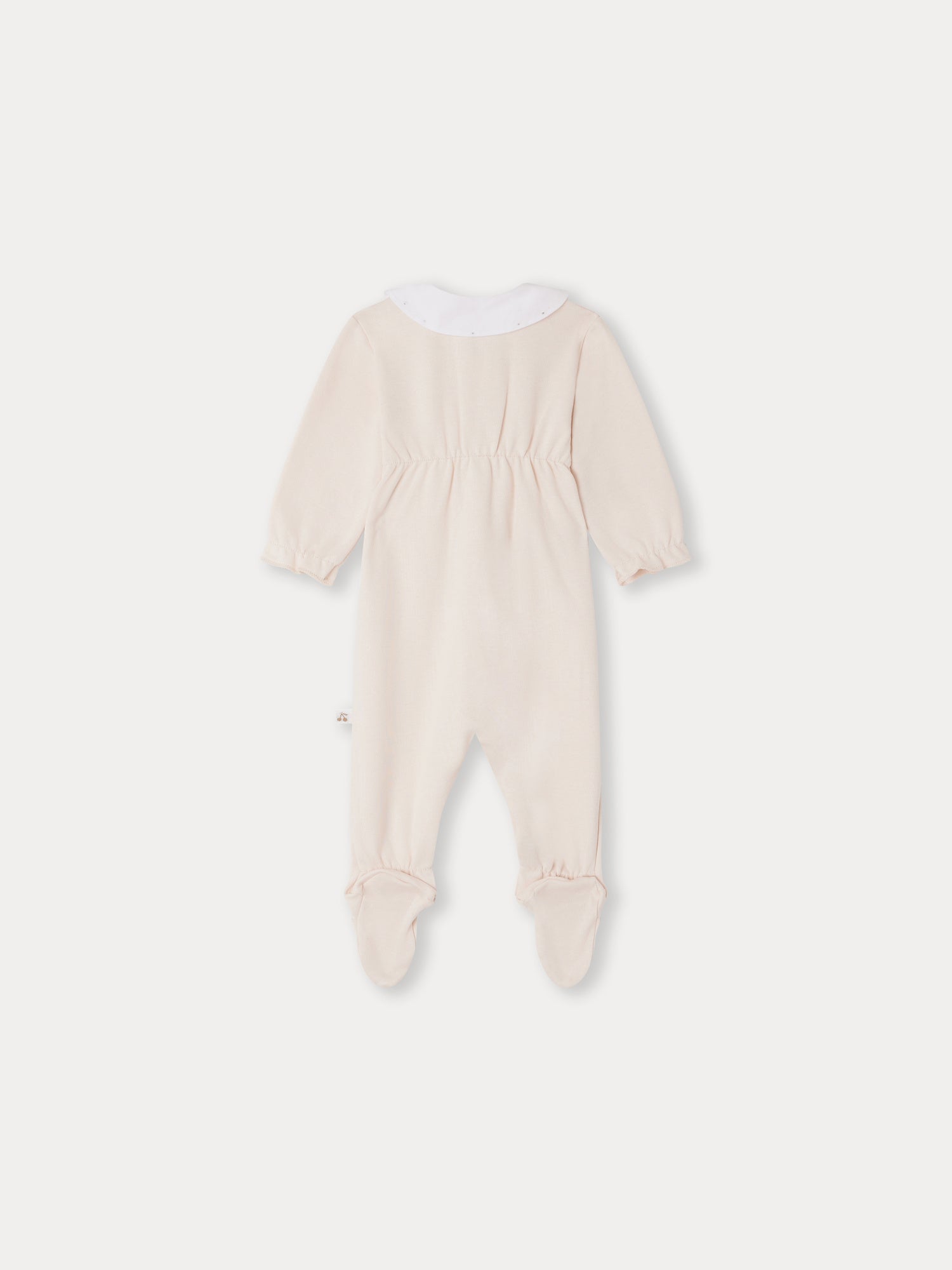 Baby Girls Pink Cotton Babysuit