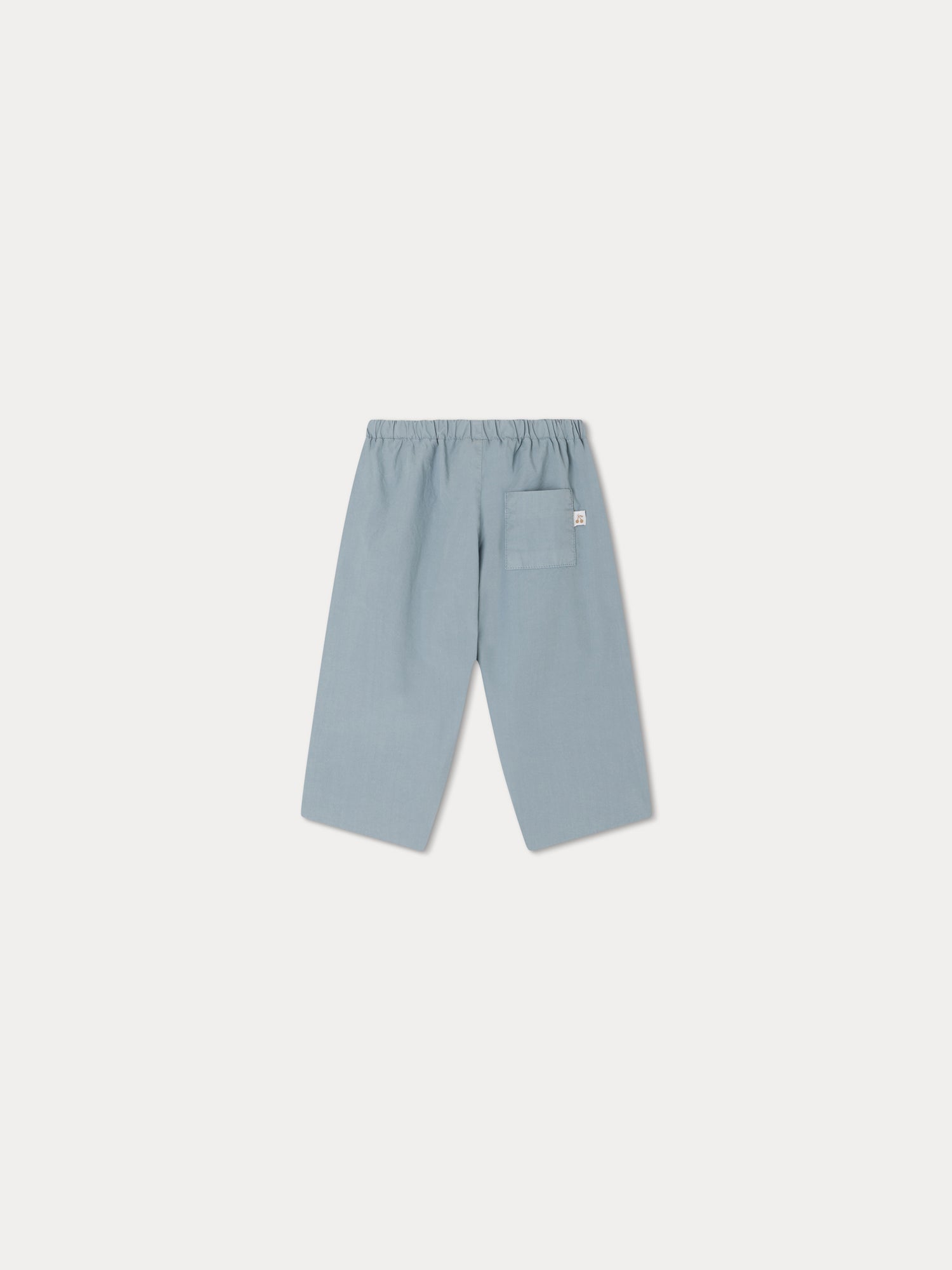 Baby Boys & Girls Blue Cotton Trousers