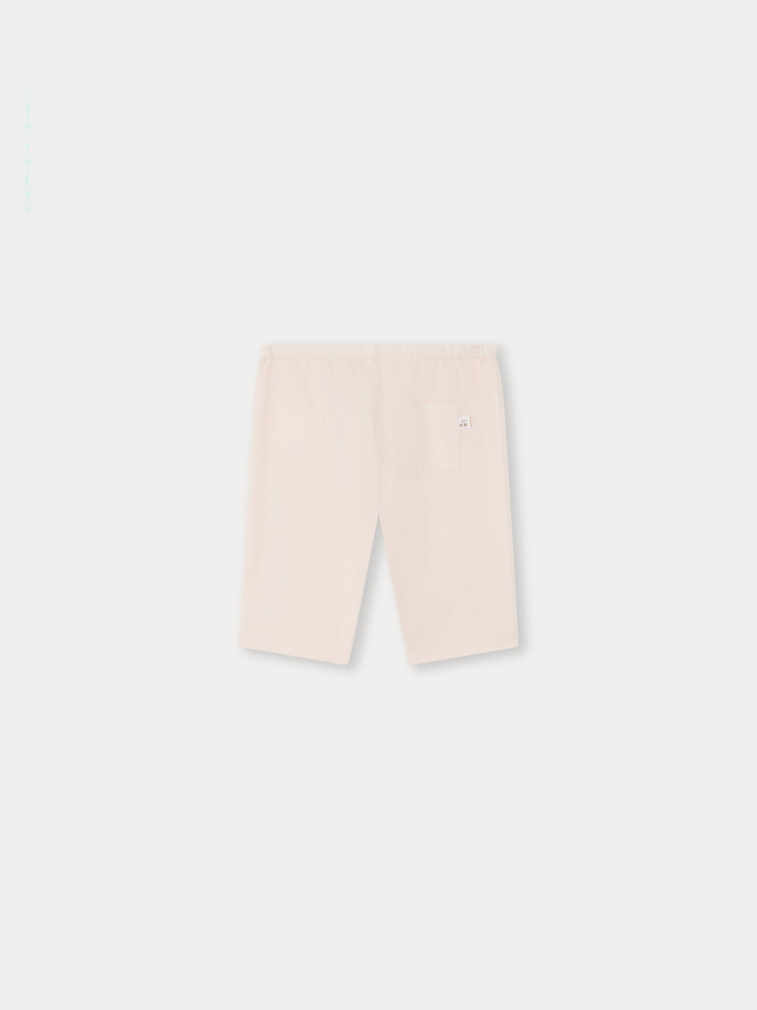 Baby Boys & Girls Light Pink Cotton Trousers