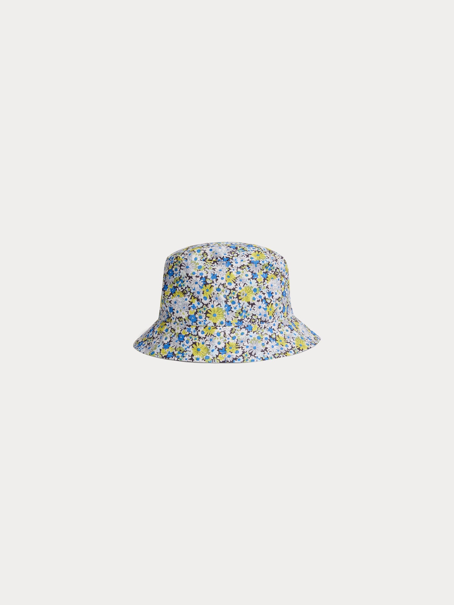Baby Girls Blue Floral Bucket Hat
