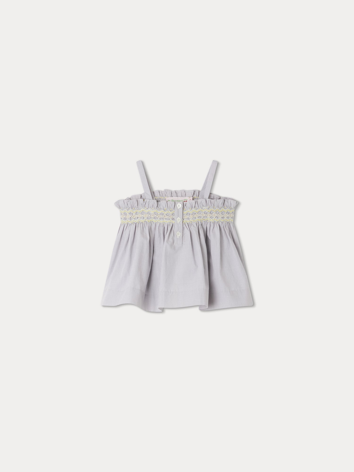 Baby Girls Grey Cotton Top