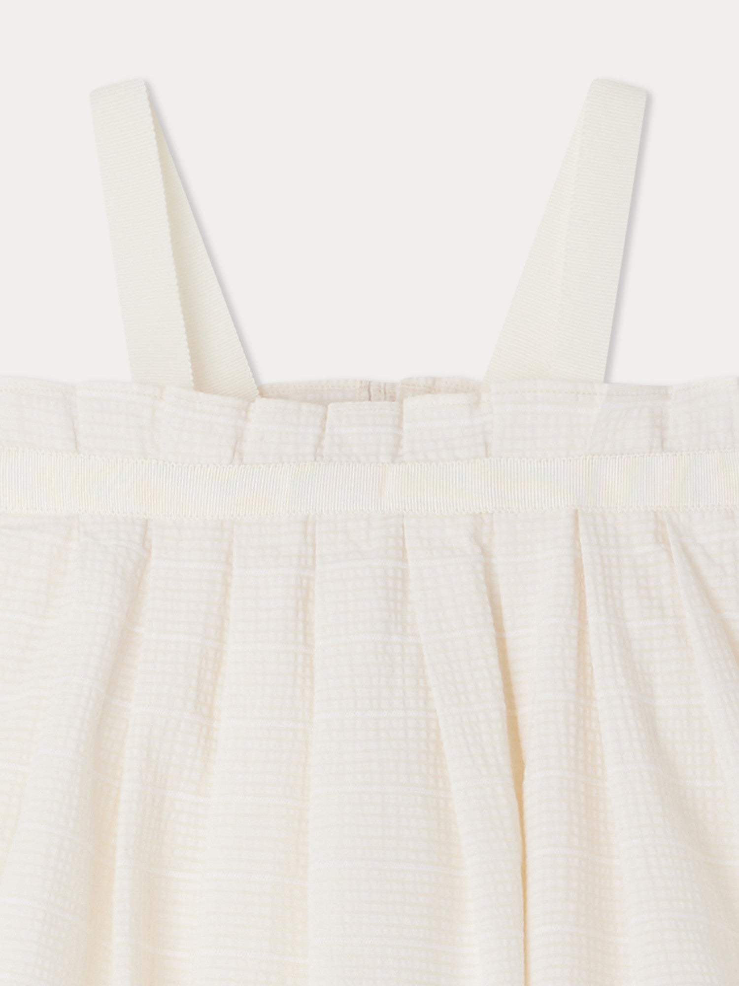 Baby Girls White Cotton Dress Set