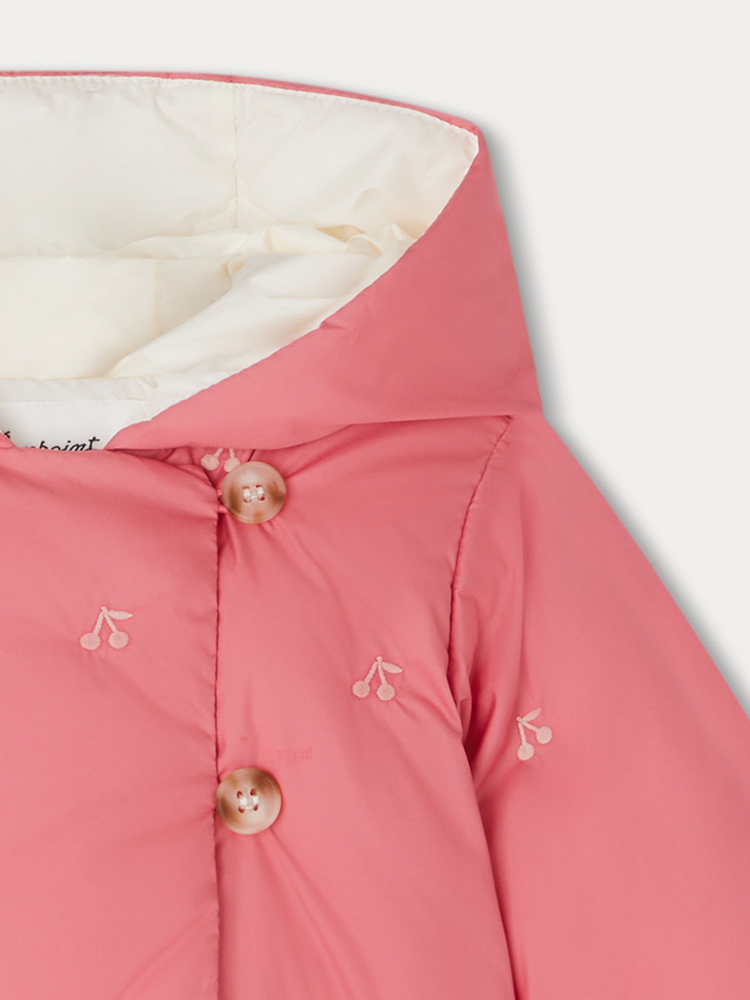 Baby Girls Pink Padded Coat
