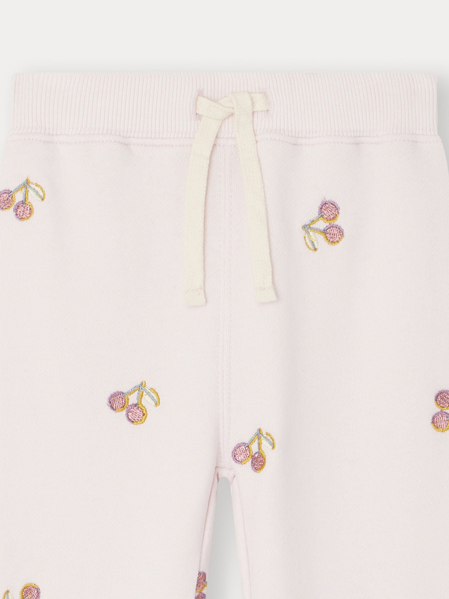 Baby Girls Light Pink Cotton Trousers