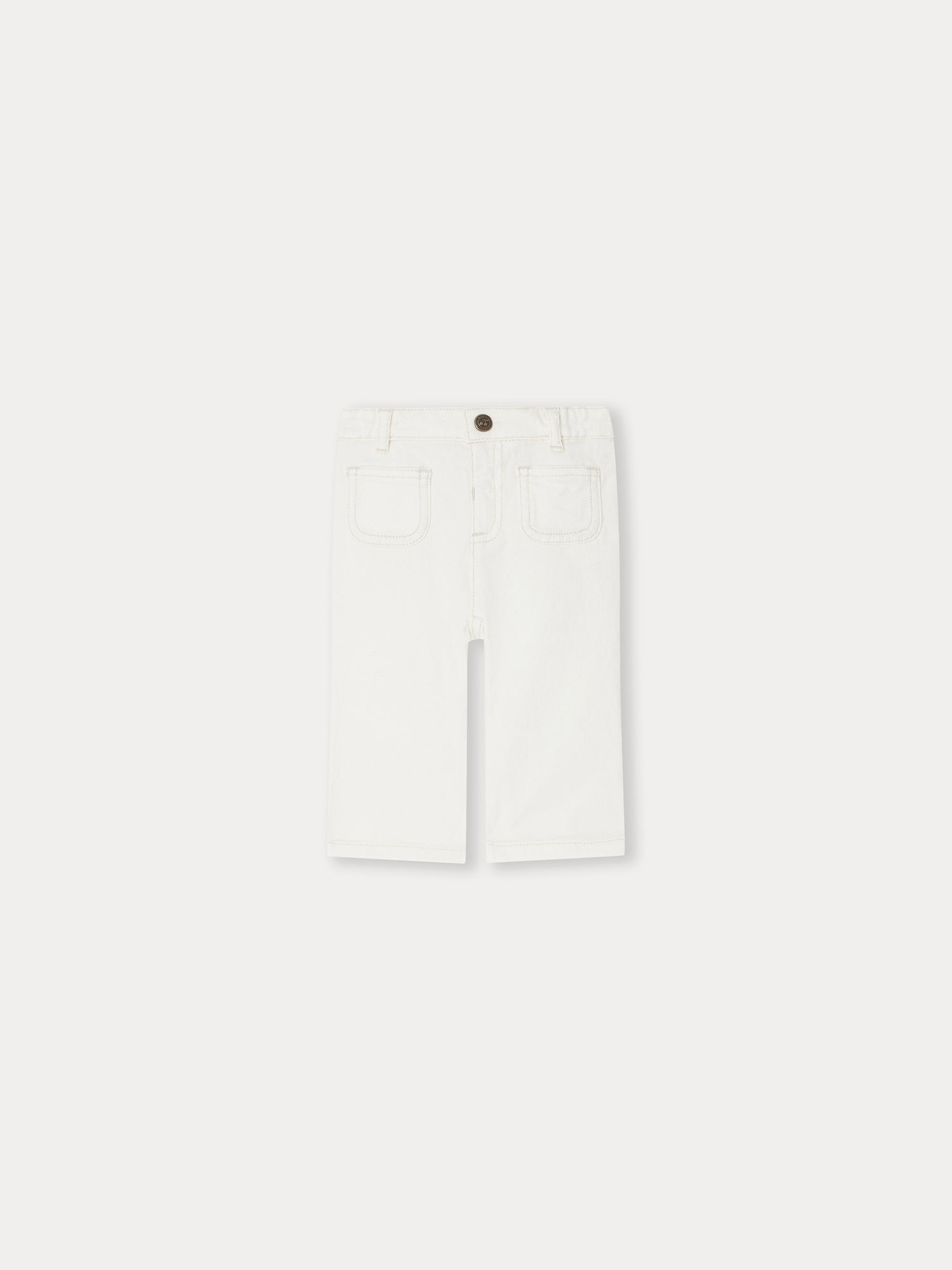 Baby Boys & Girls White Trousers