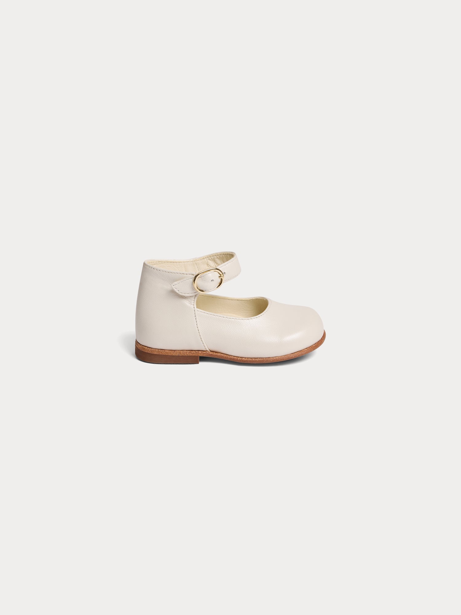 Baby Girls White Flat Shoes