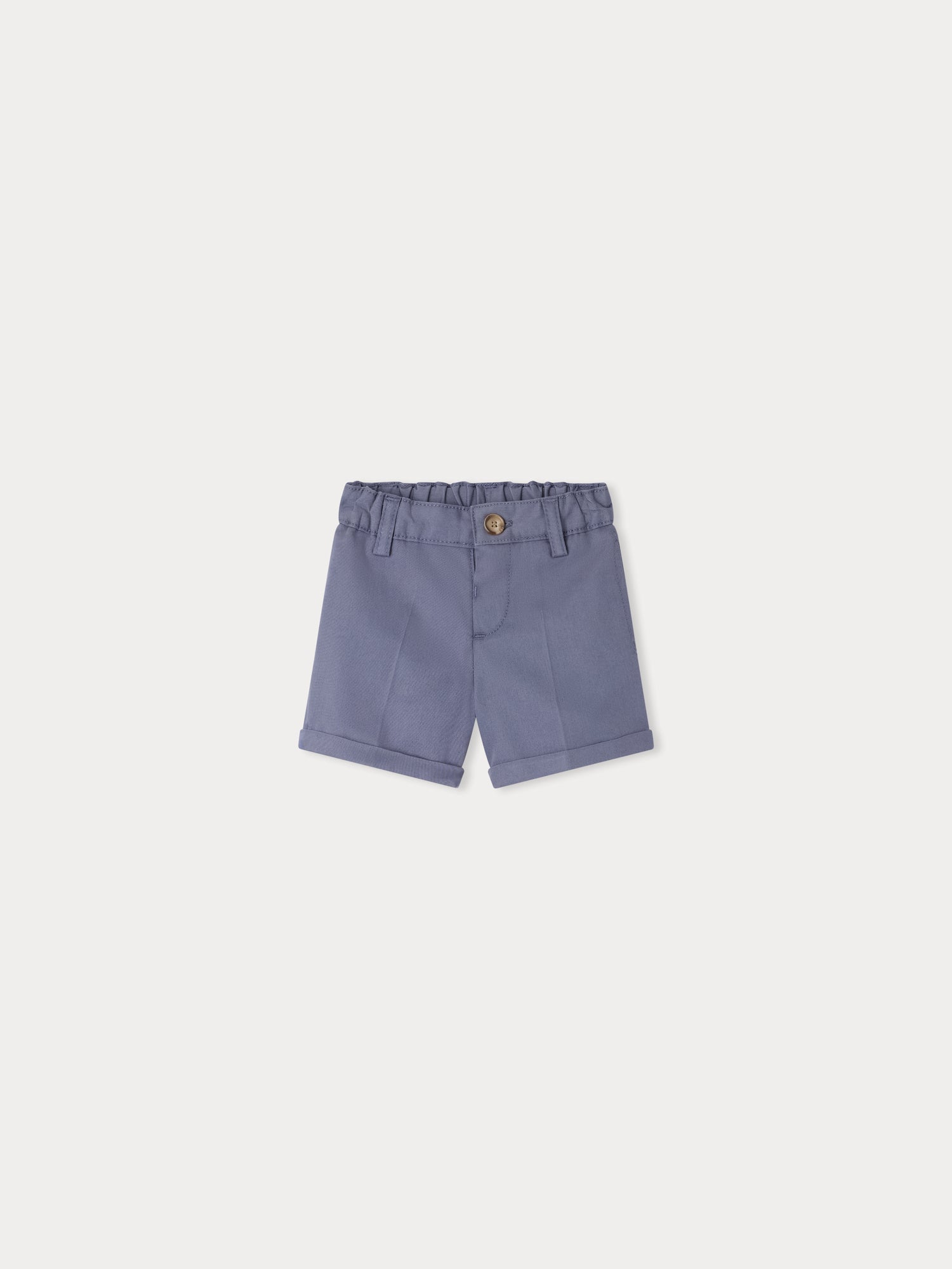 Baby Boys & Girls Blue Cotton Shorts
