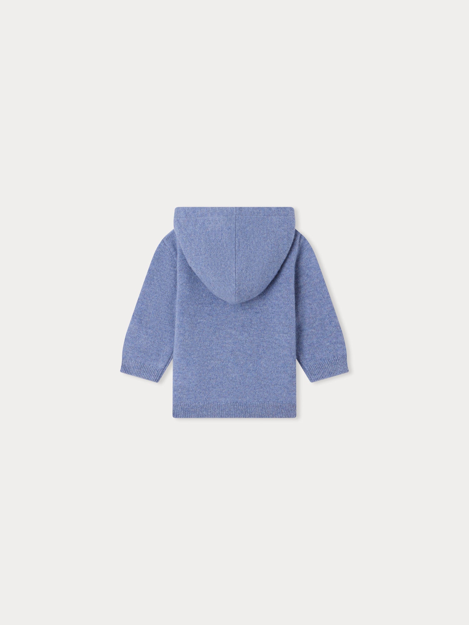 Baby Boys & Girls Blue Cashmere Zip-Up Top