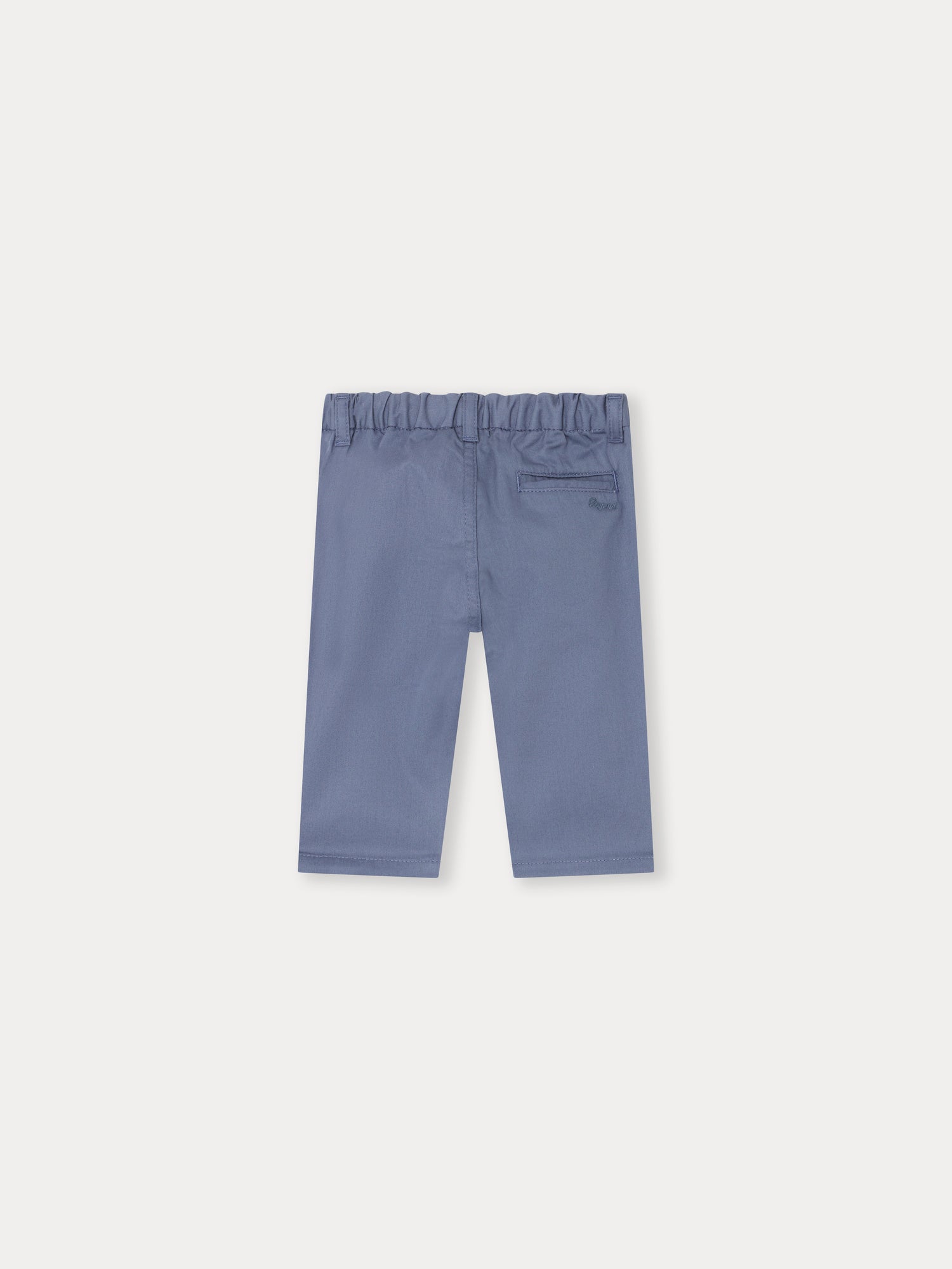 Baby Boys Blue Cotton Trousers