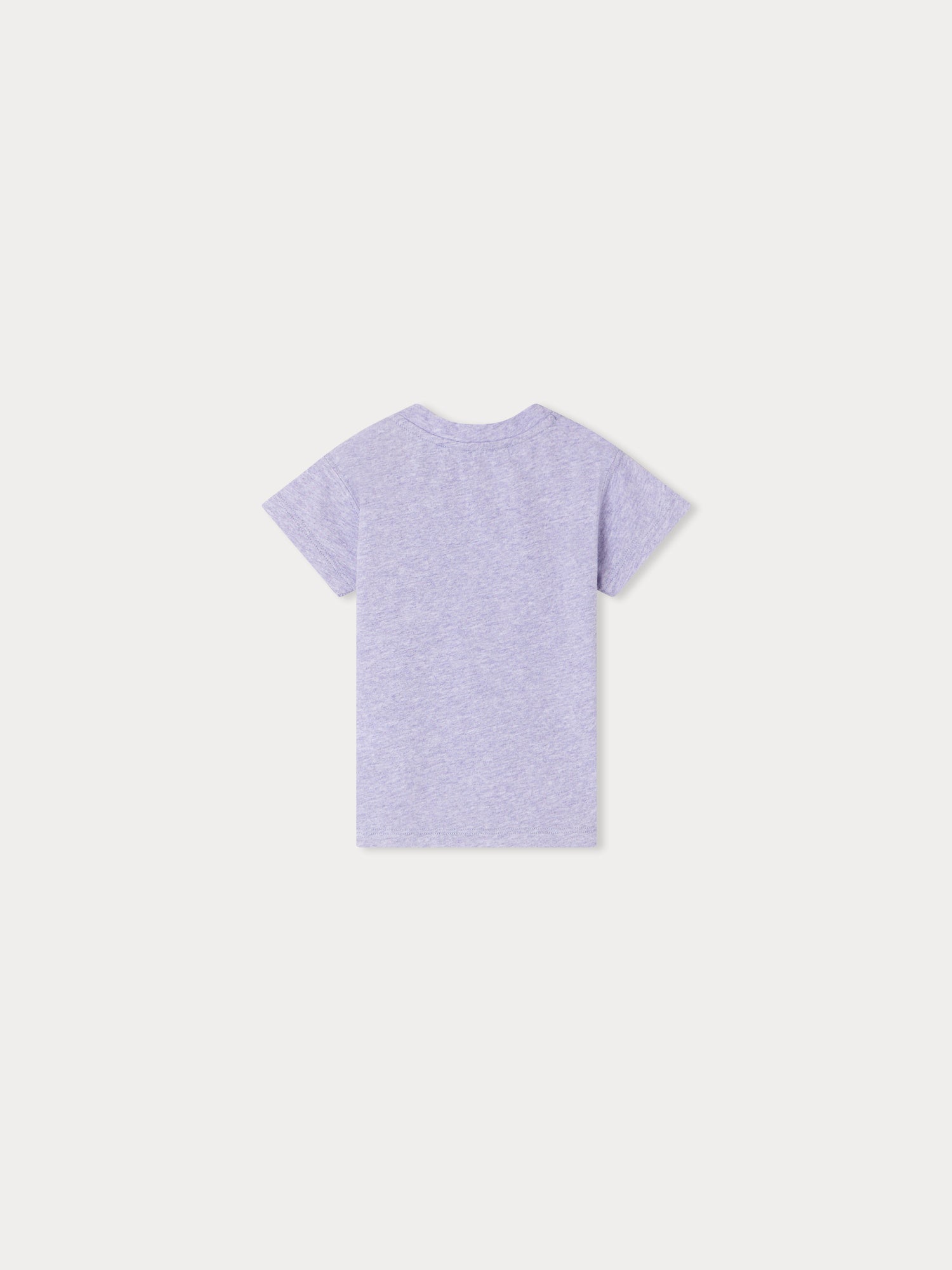 Baby Boys & Girls Purple Cotton T-Shirt