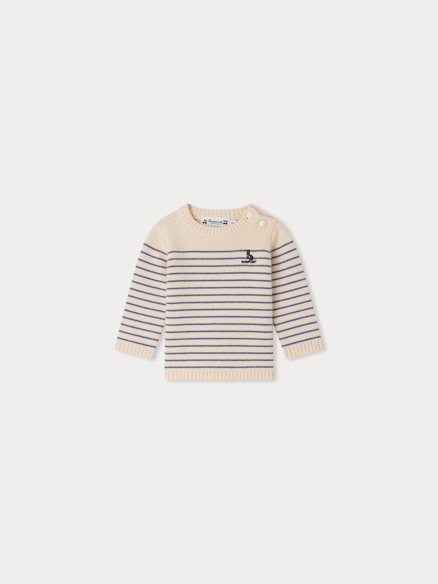 Baby Boys & Girls Blue Stripes Wool Sweater