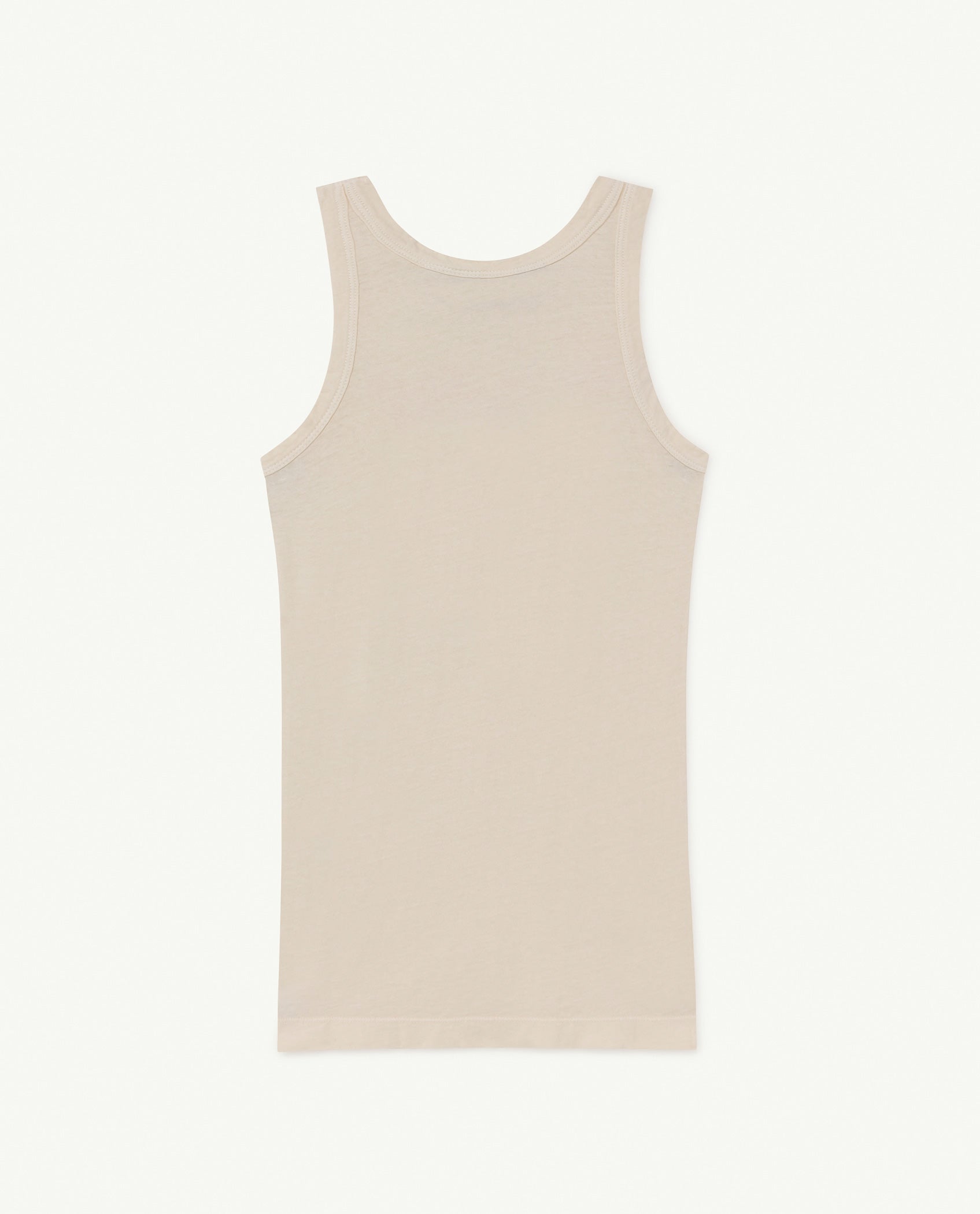 Girls Beige Tree Cotton Dress