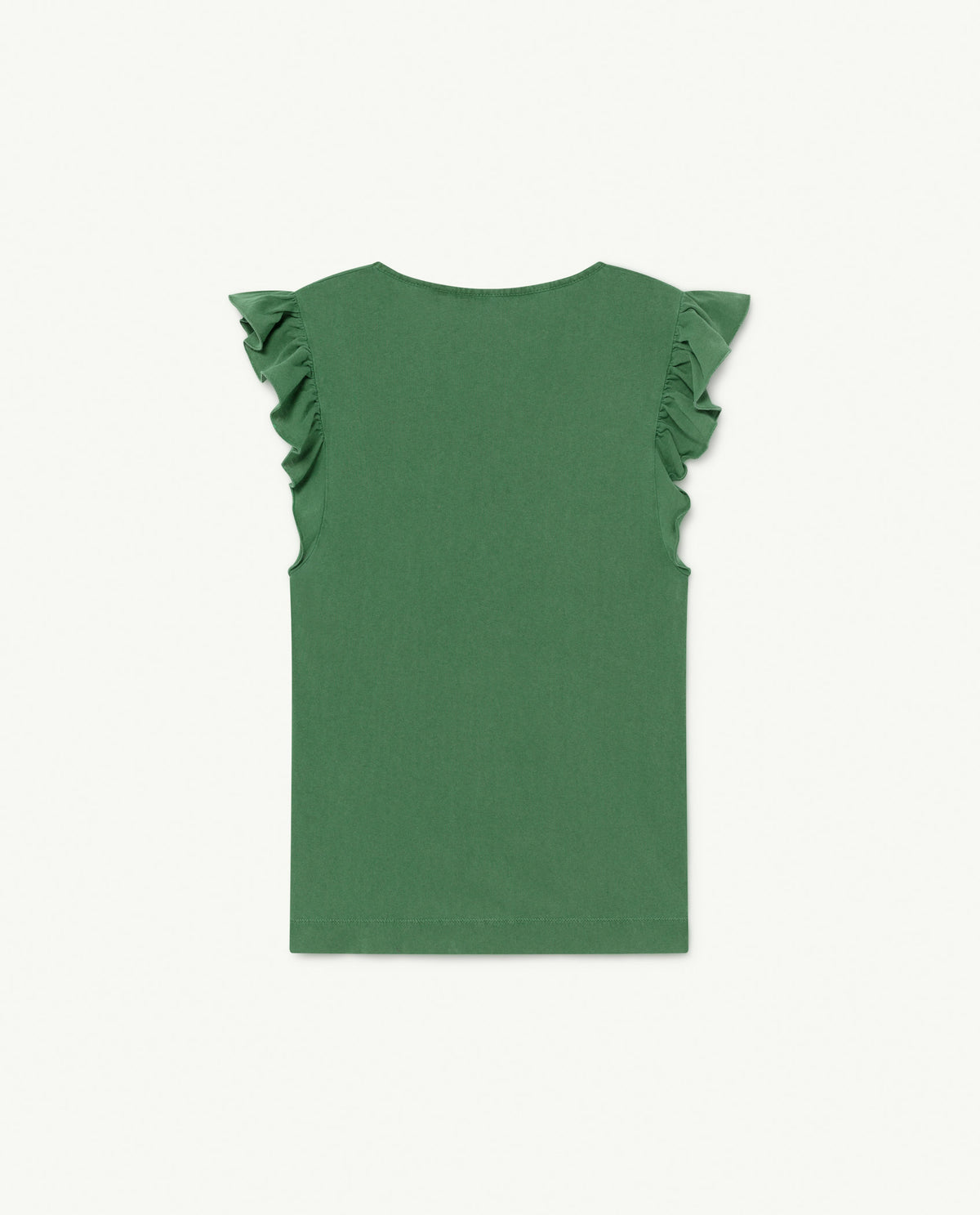 Robe en coton vert oiseau pour filles