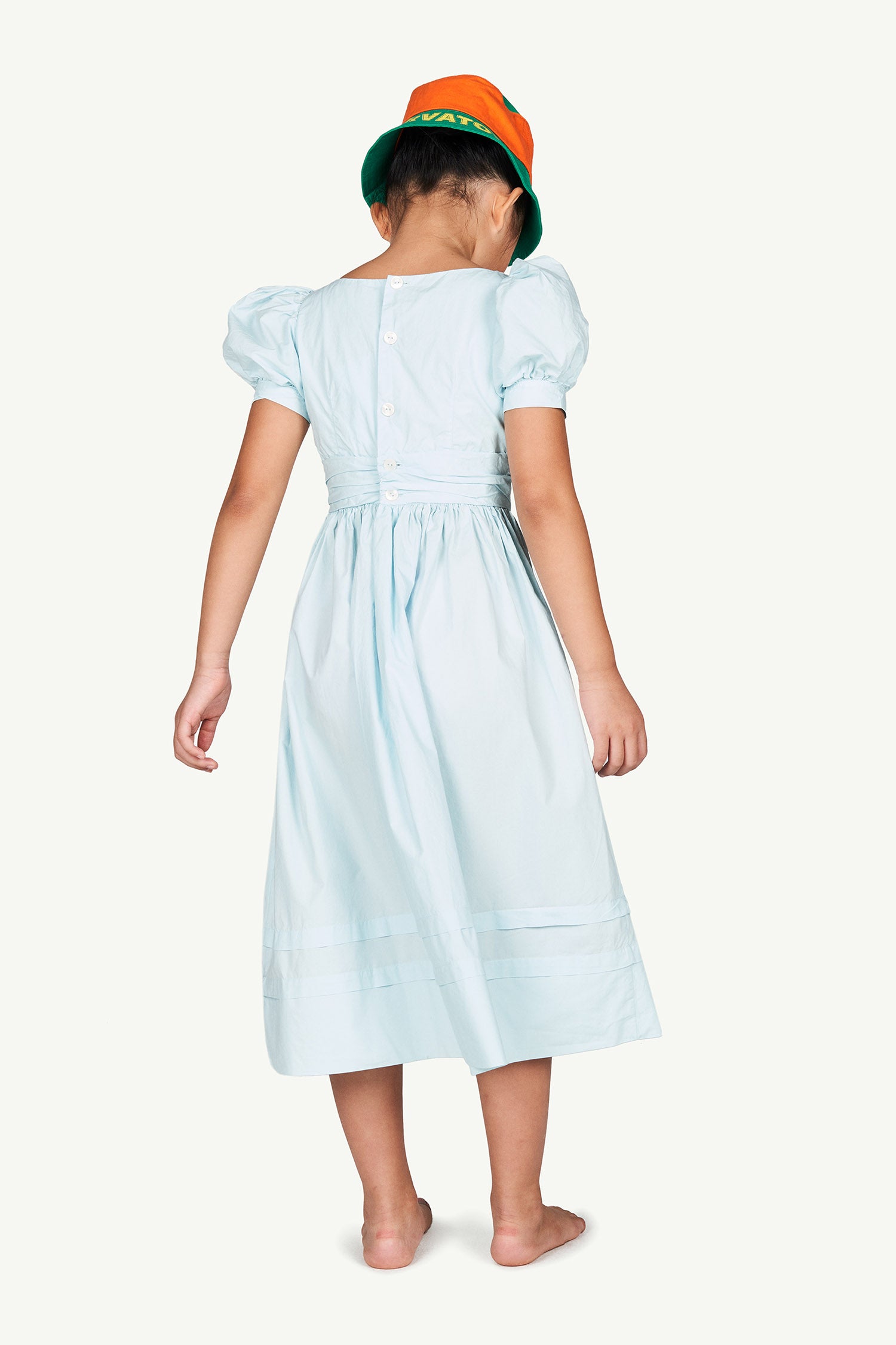 Girls Blue Tao Cotton Dress