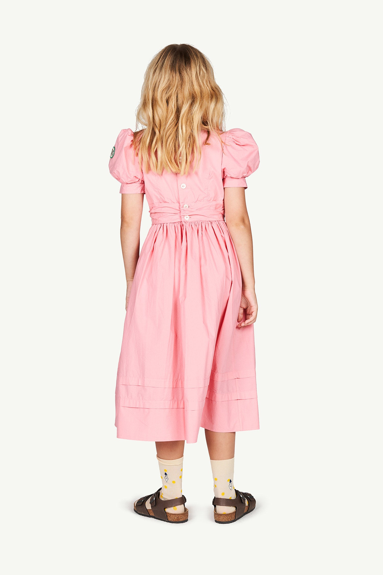 Girls Pink Tao Cotton Dress