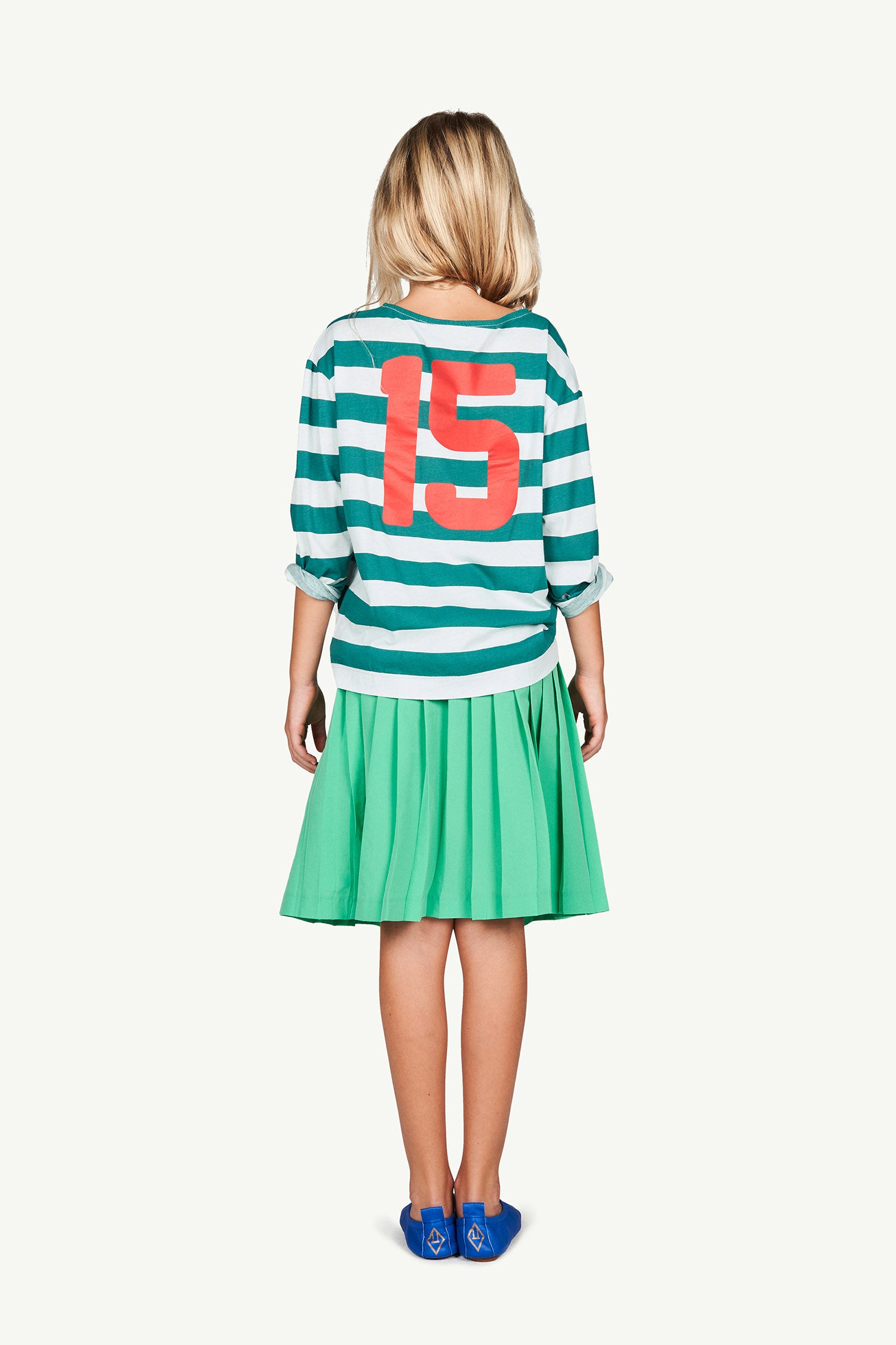 Girls Green Logo Skirt