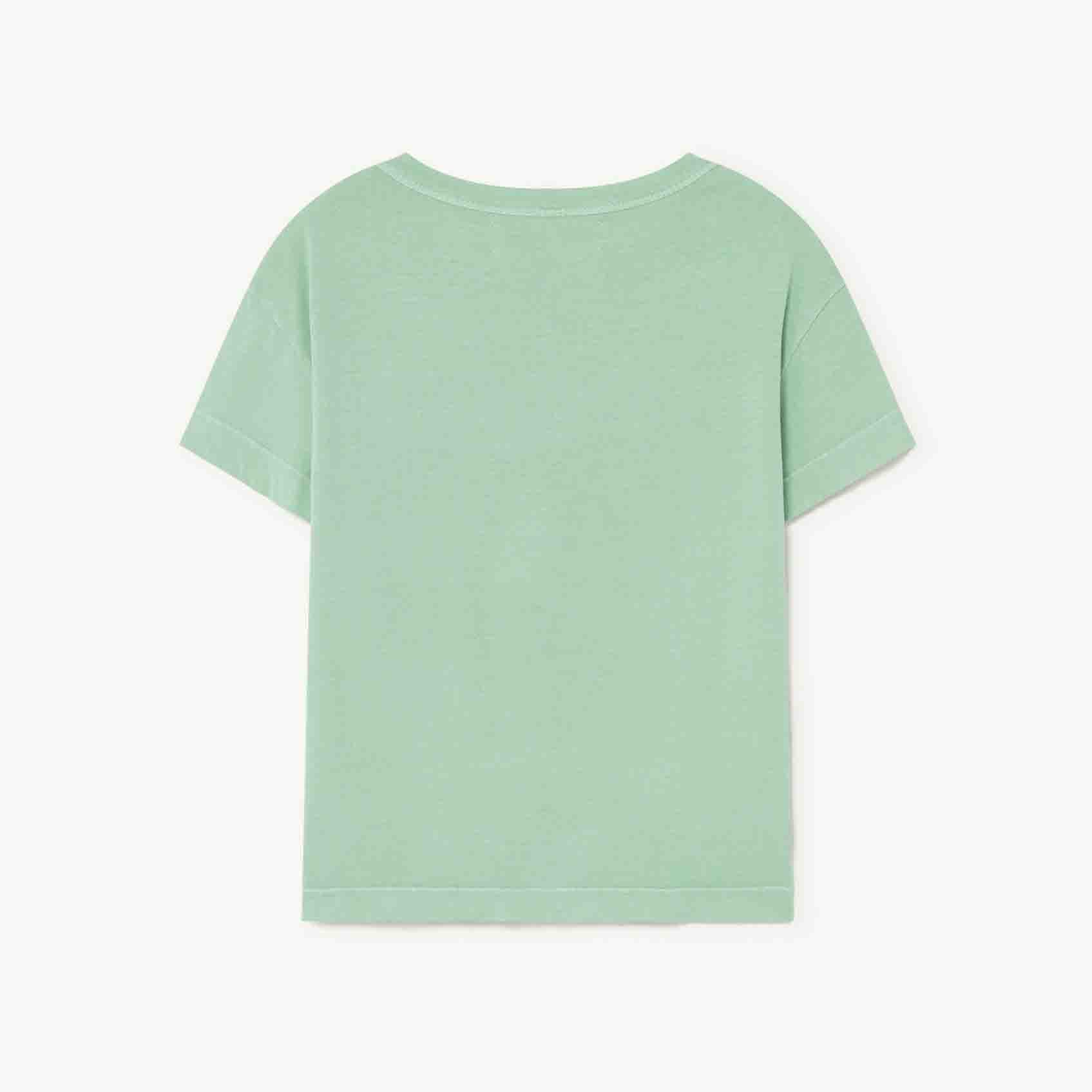 Boys & Girls Green Lion Cotton T-shirt