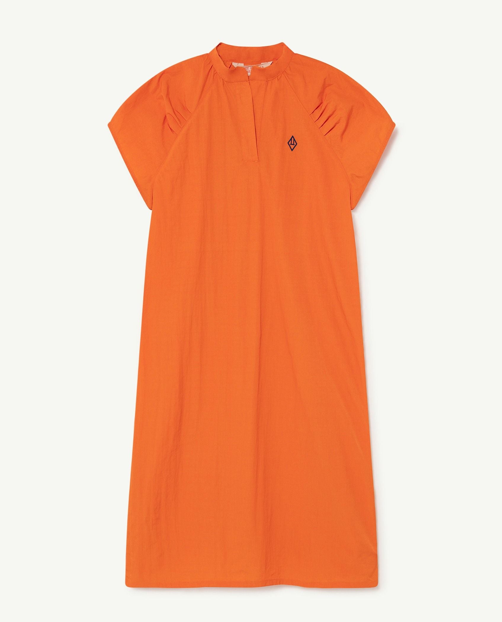 Girls Orange Logo Dress