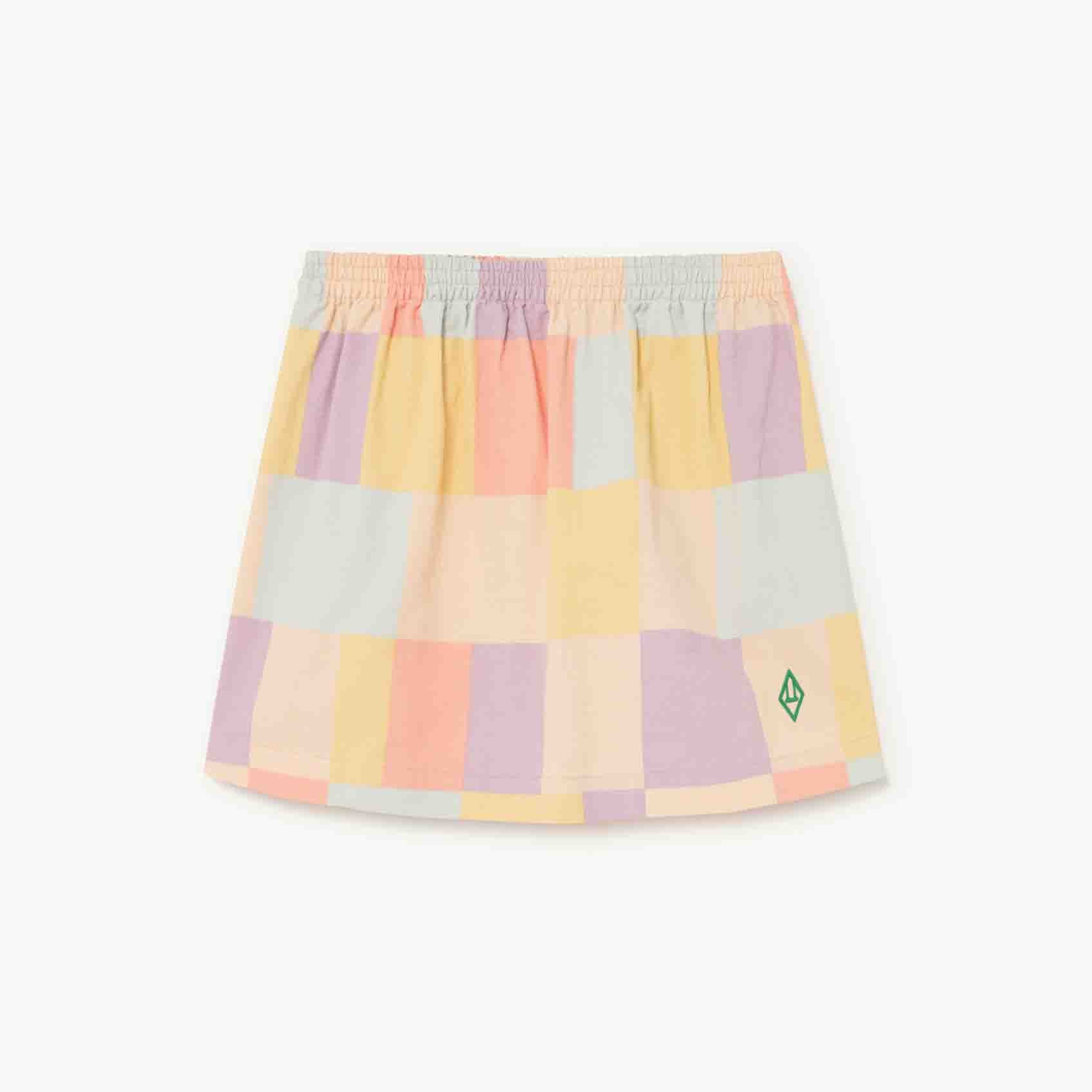Girls Multicolor Logo Skirt