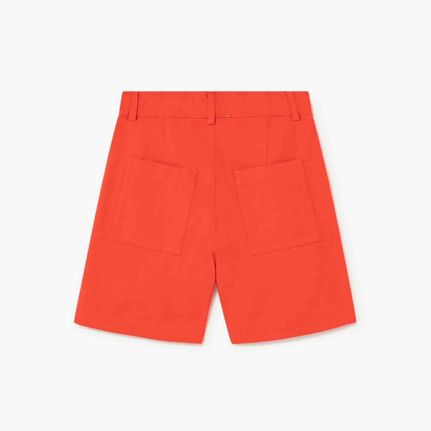 Girls Red Logo Short