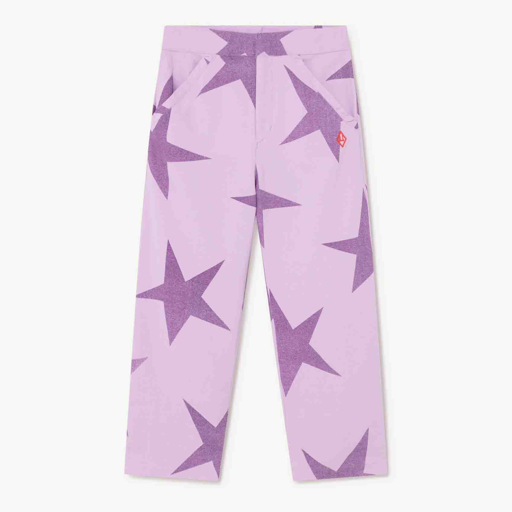 Boys & Girls Purple Cotton Trousers