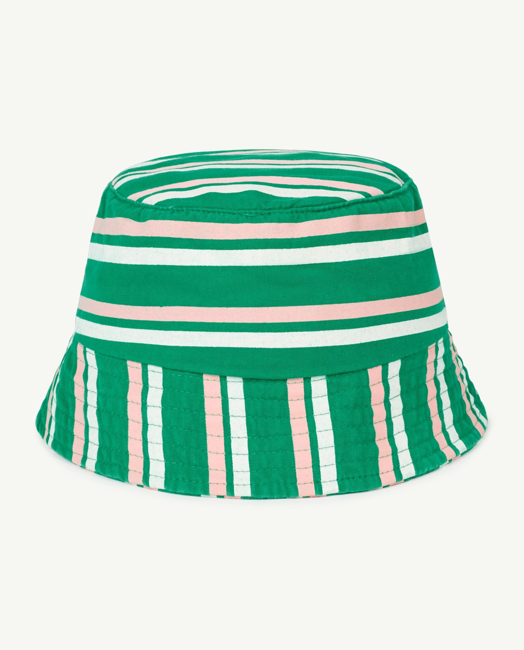 Boys & Girls Green Stripe Hat