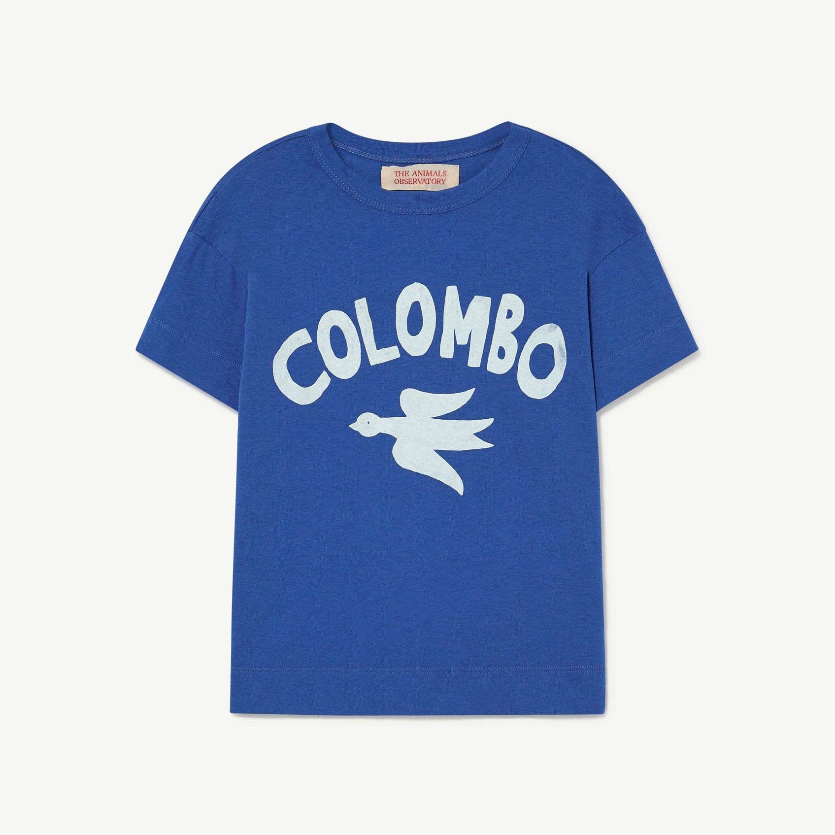Boys & Girls Blue Logo Cotton T-Shirt