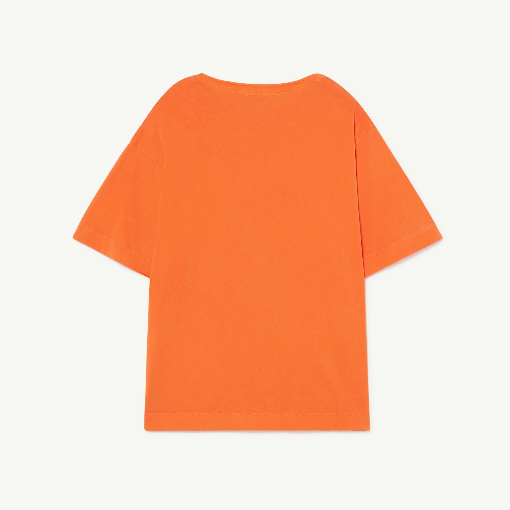 Boys & Girls Orange Form Cotton T-Shirt