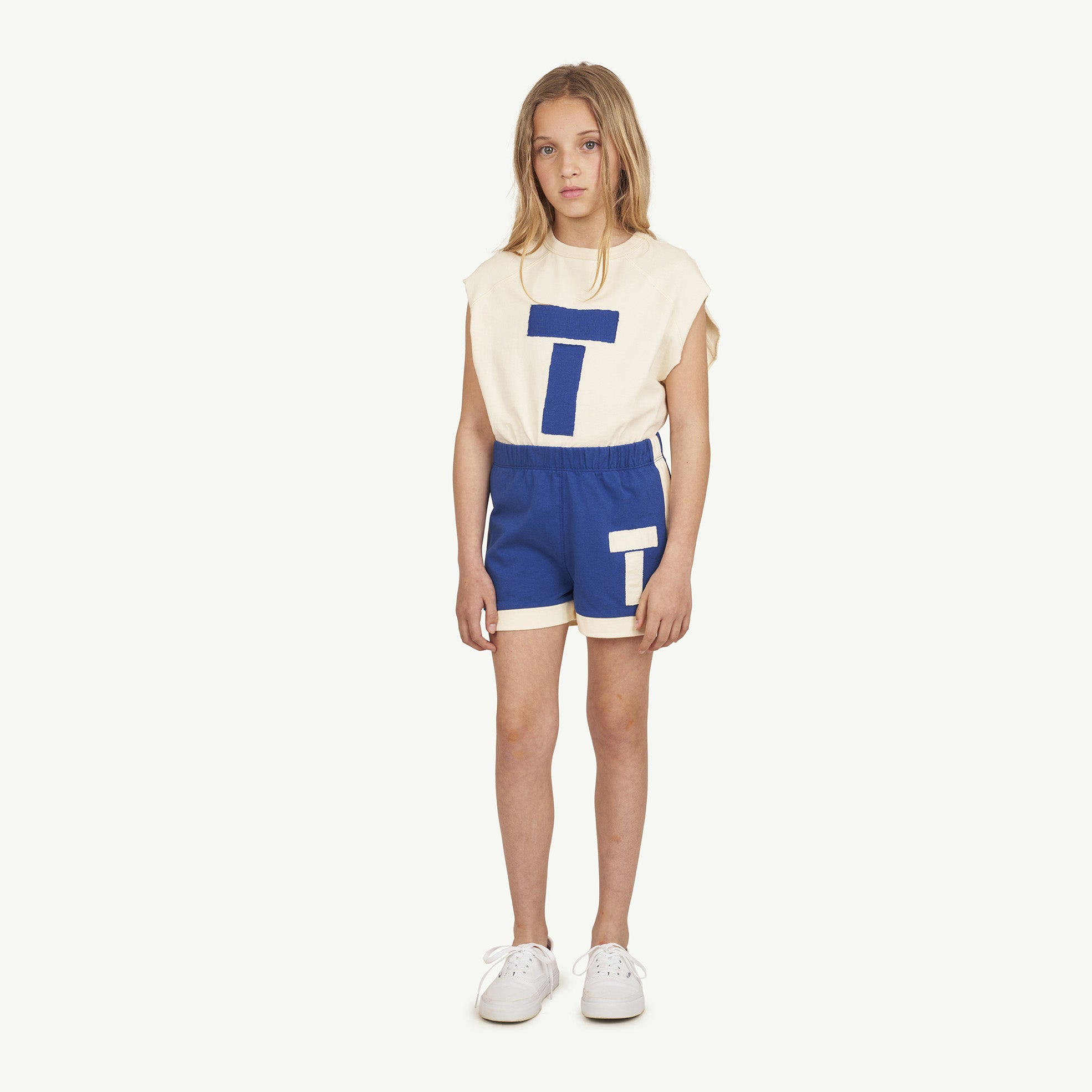 Boys & Girls White Logo Cotton Vest