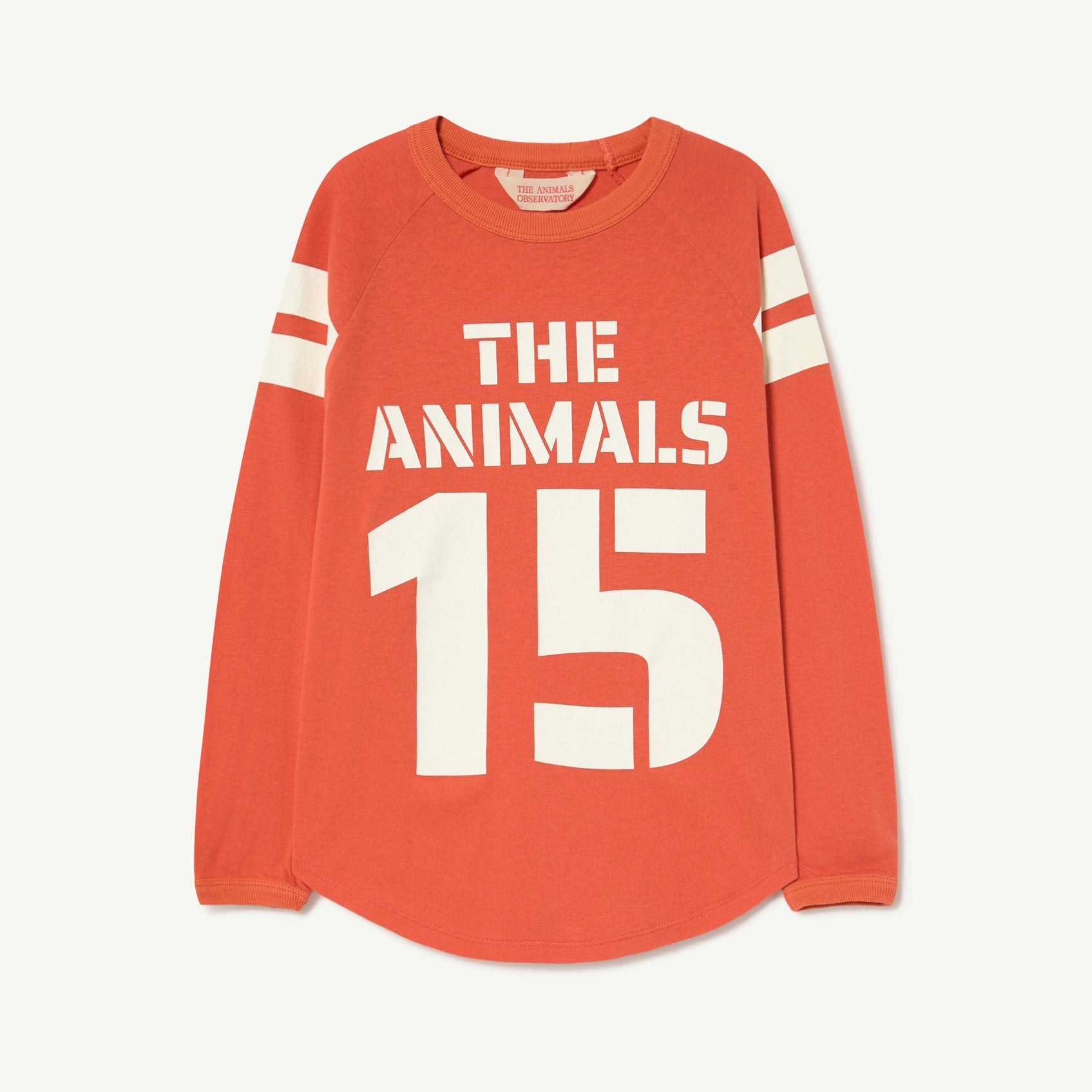 Boys & Girls Red Logo Cotton T-Shirt