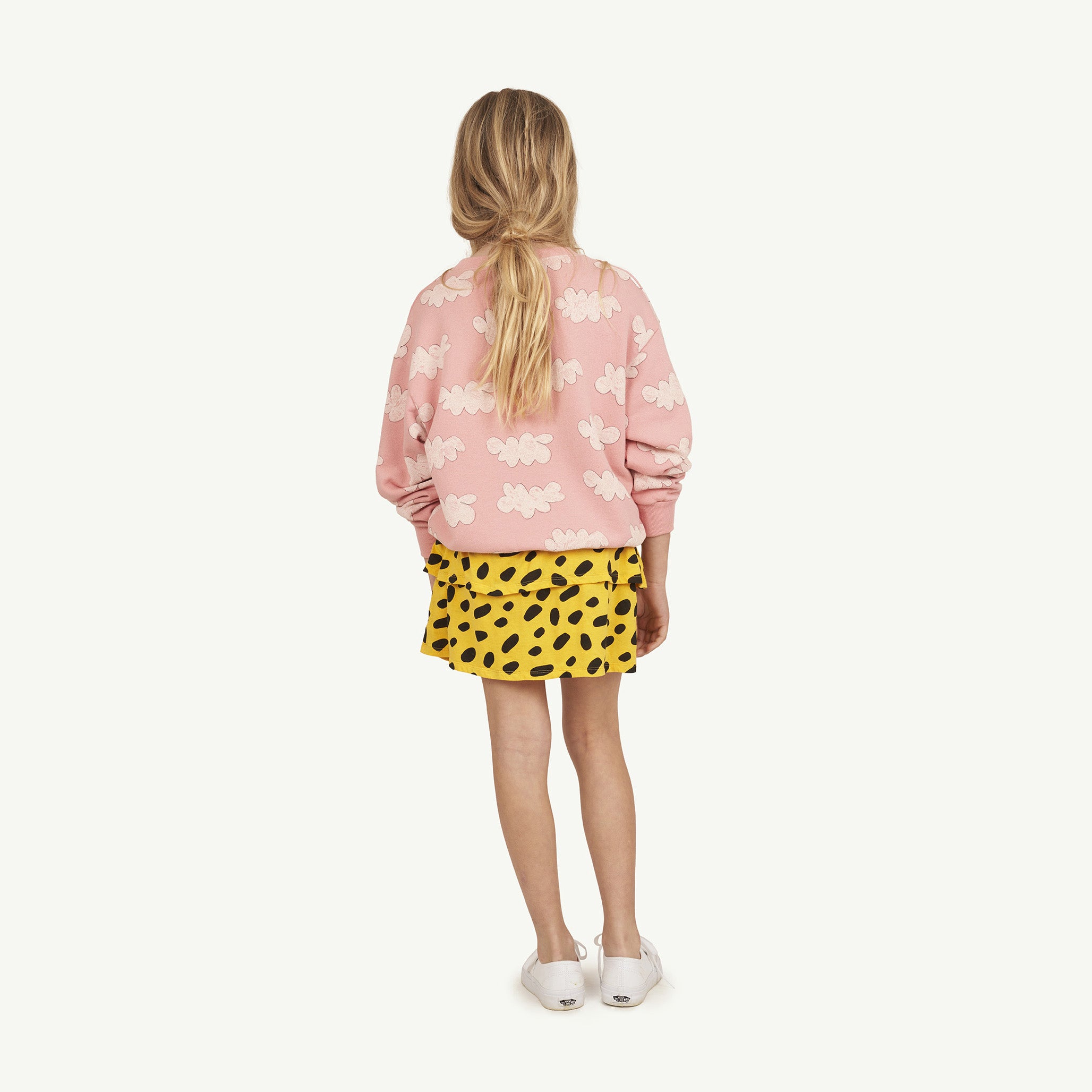 Boys & Girls Pink Printed Cotton Sweatshirt