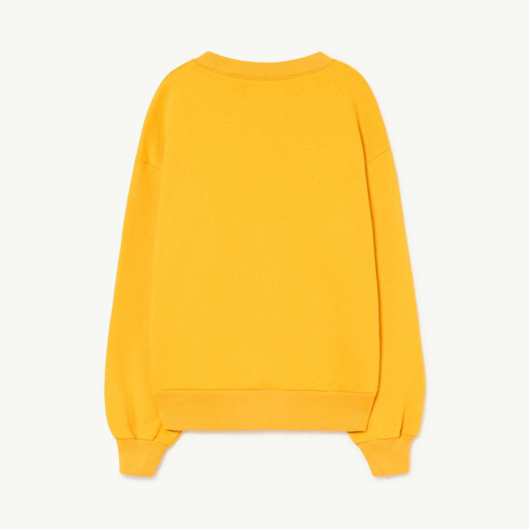 Boys & Girls Yellow Logo Cotton Sweatshirt
