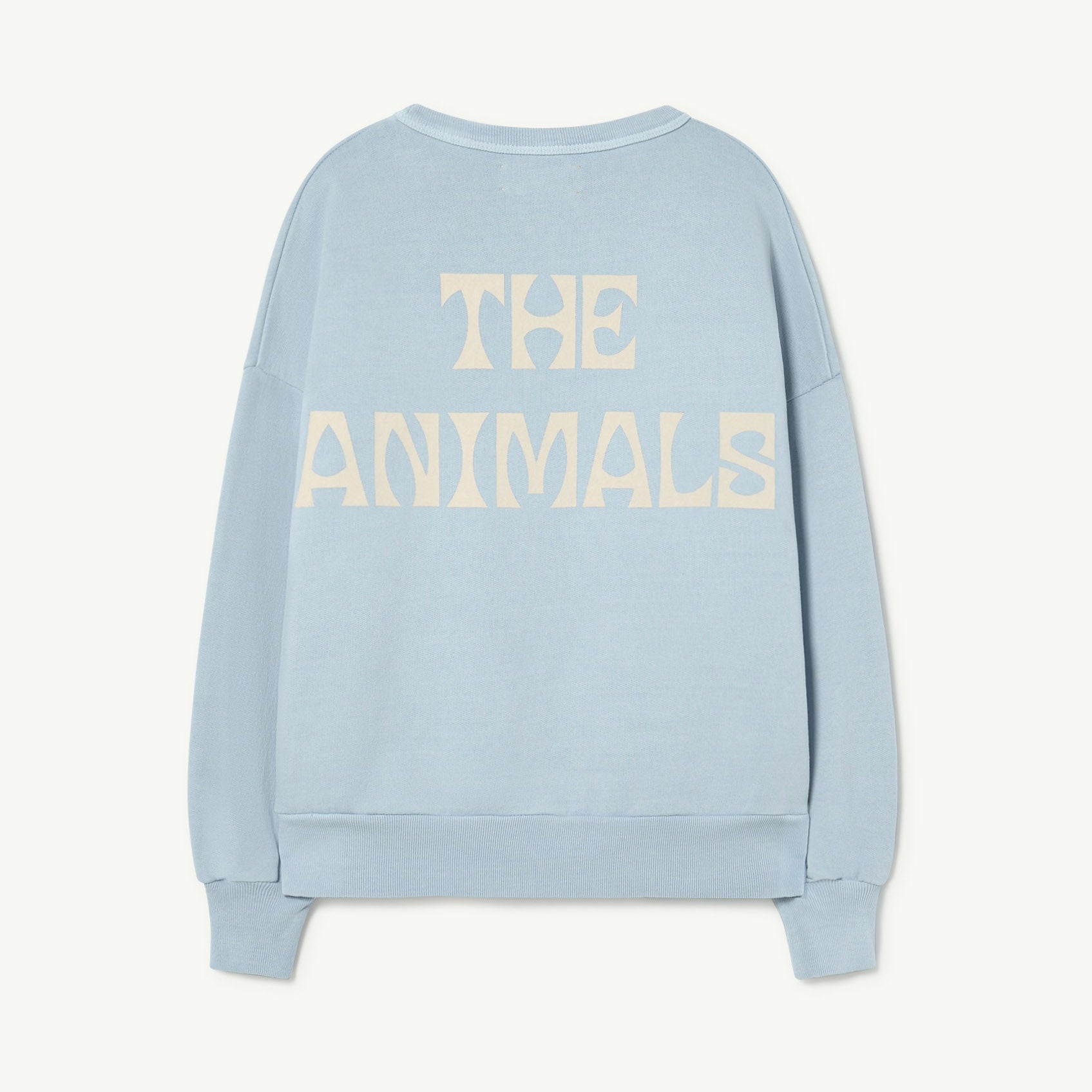 Boys & Girls Light Blue Logo Cotton Sweatshirt