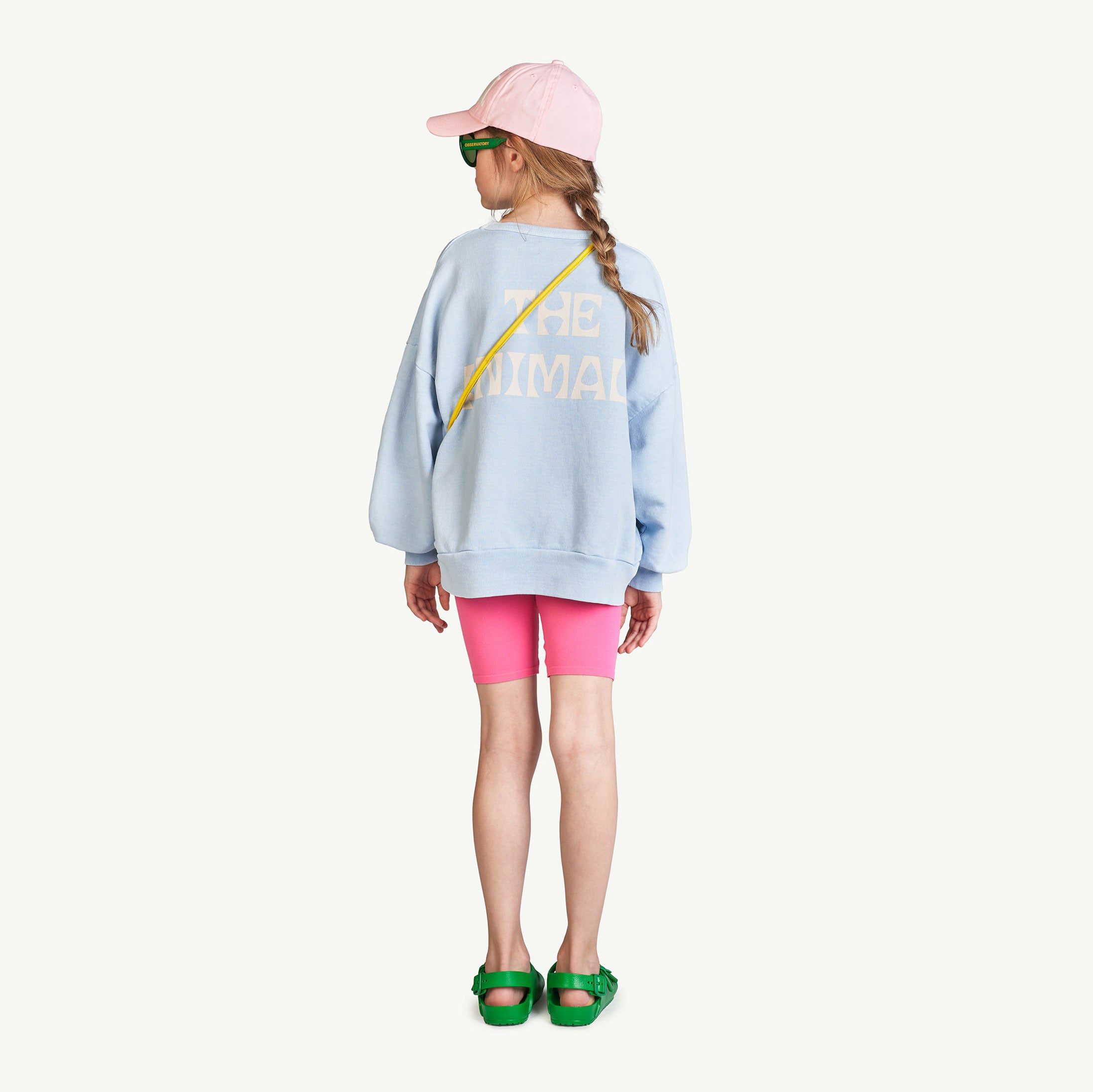 Boys & Girls Light Blue Logo Cotton Sweatshirt