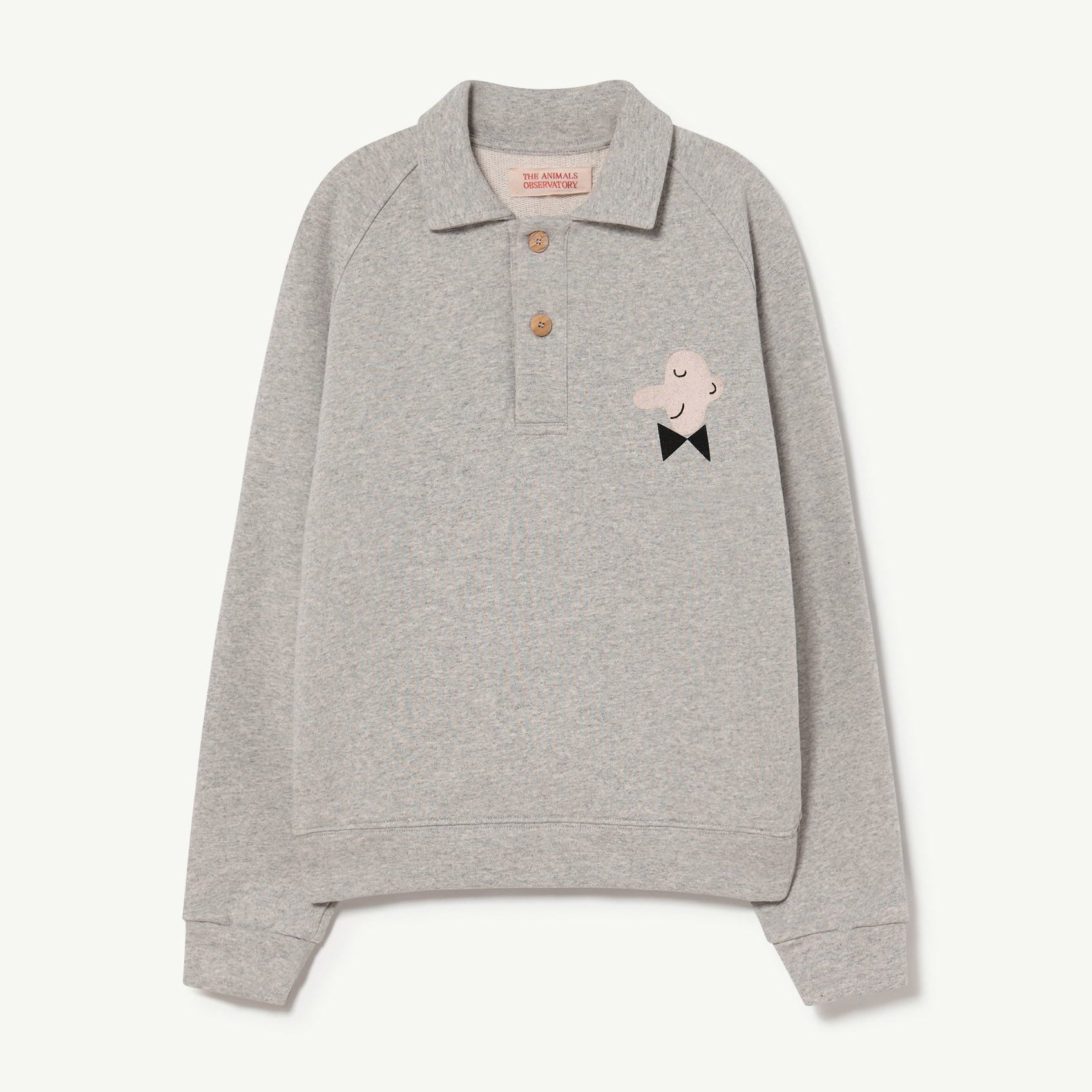 Boys & Girls Grey Logo Cotton Sweatshirt