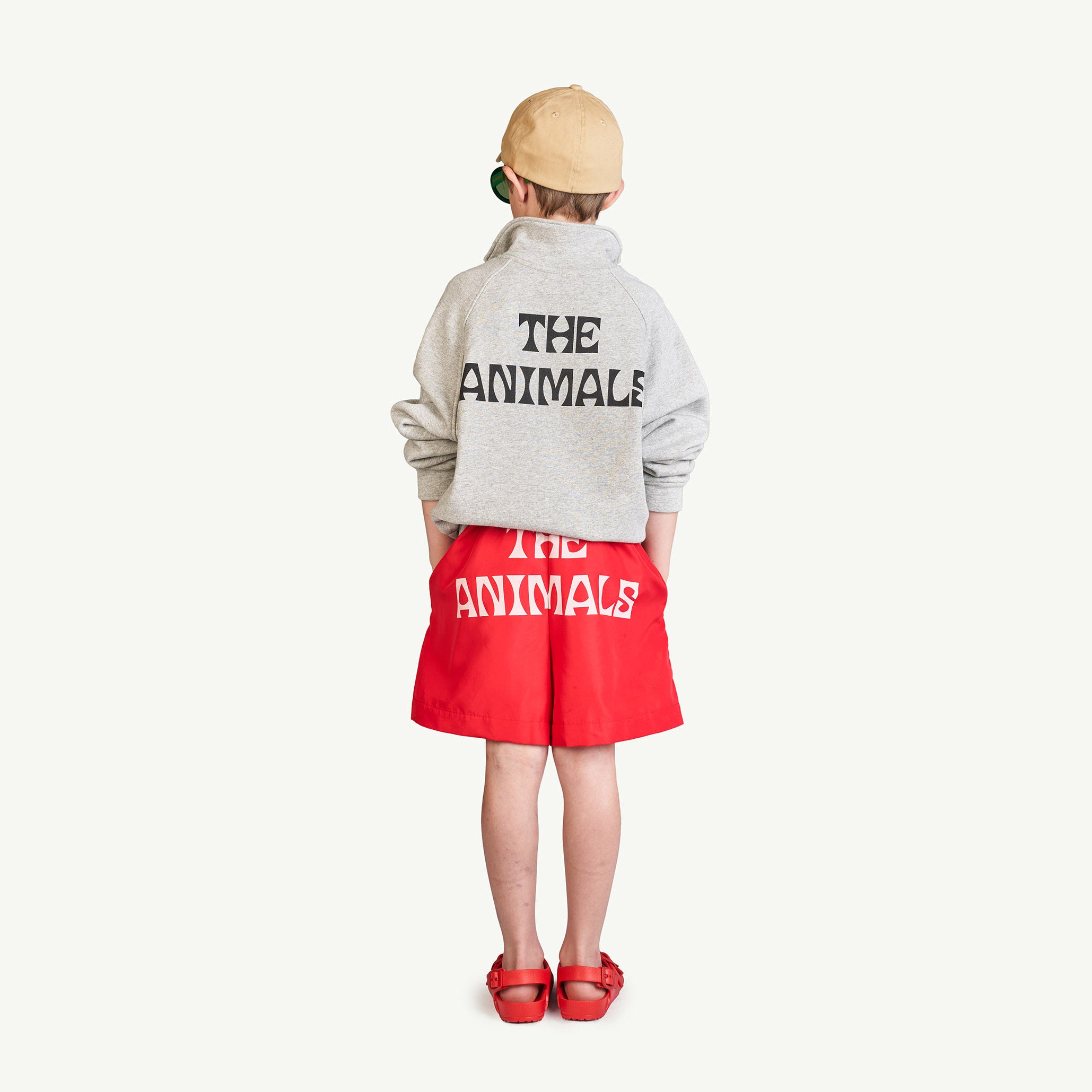 Boys & Girls Grey Logo Cotton Sweatshirt