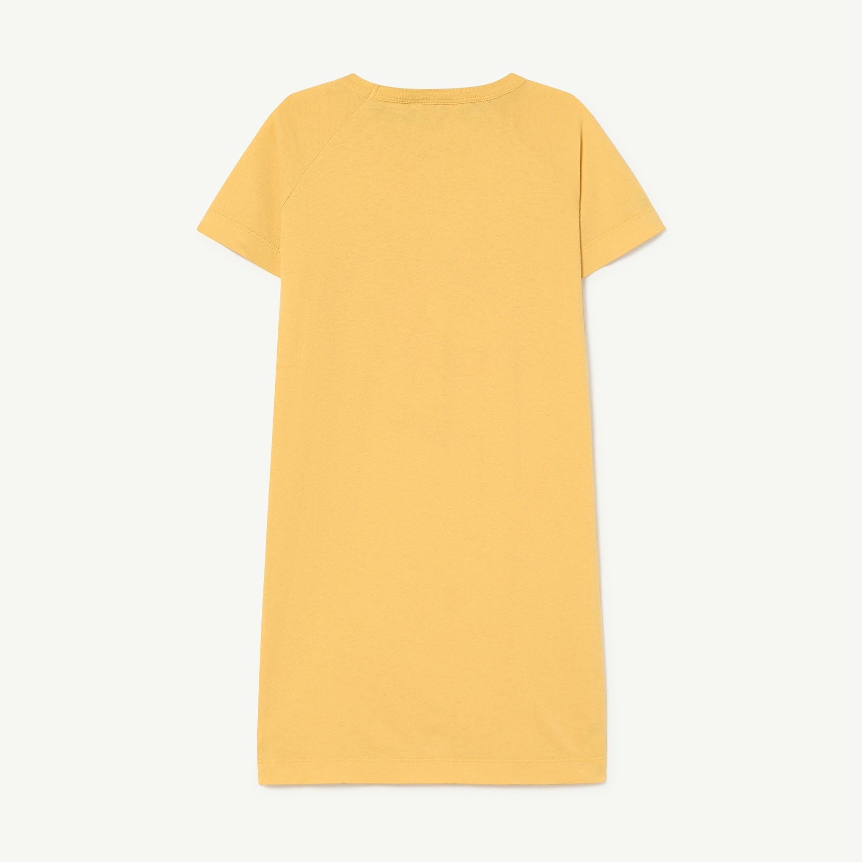 Girls Yellow Printed Cotton Dress