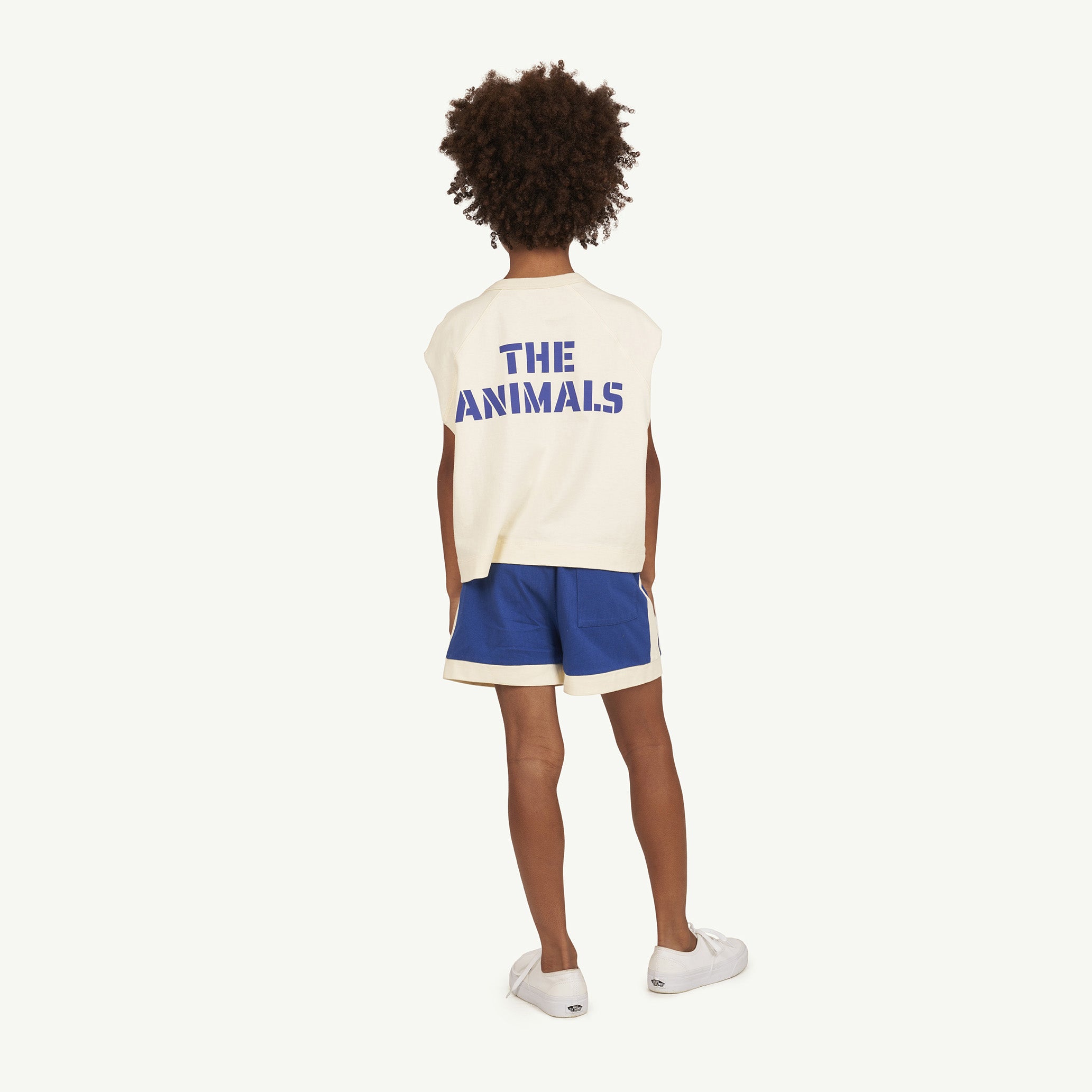 Boys & Girls Blue Logo Cotton Shorts