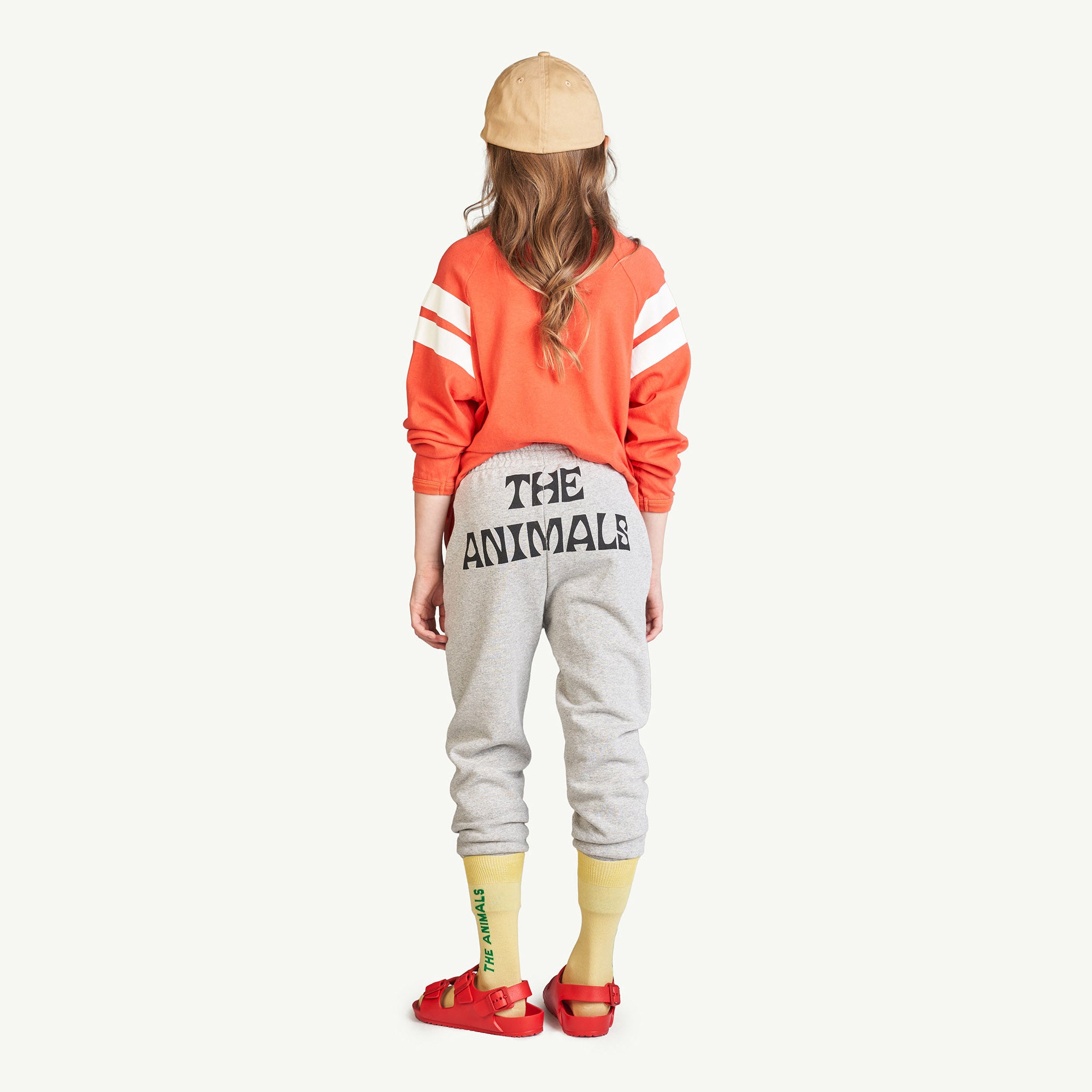 Boys & Girls Grey Logo Cotton Trousers