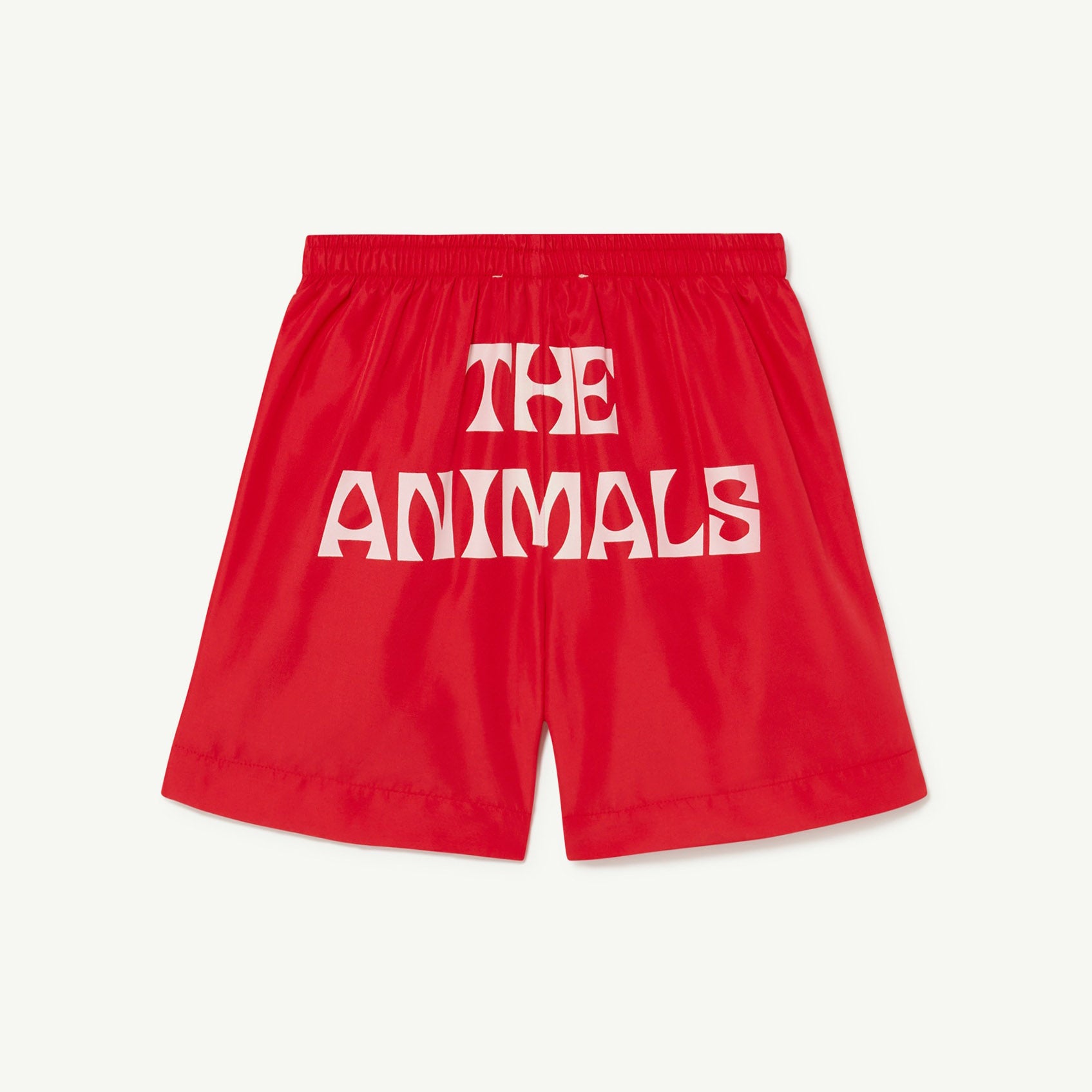 Boys & Girls Red Logo Swim Shorts