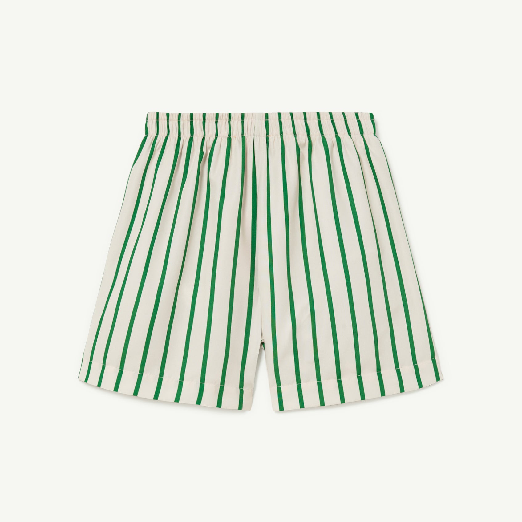 Boys Green Stripes Swim Shorts