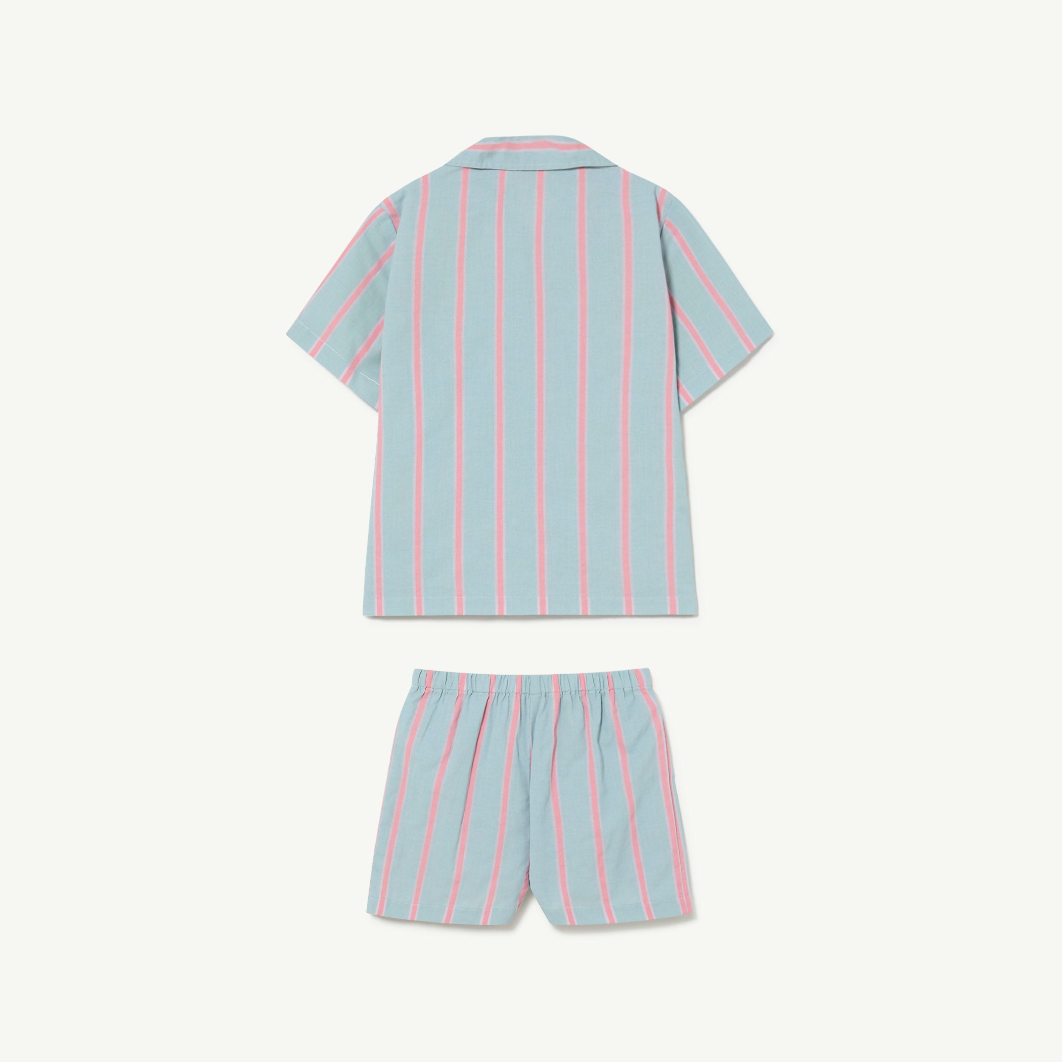 Boys & Girls Lavand Stripes Cotton Nightwear Set