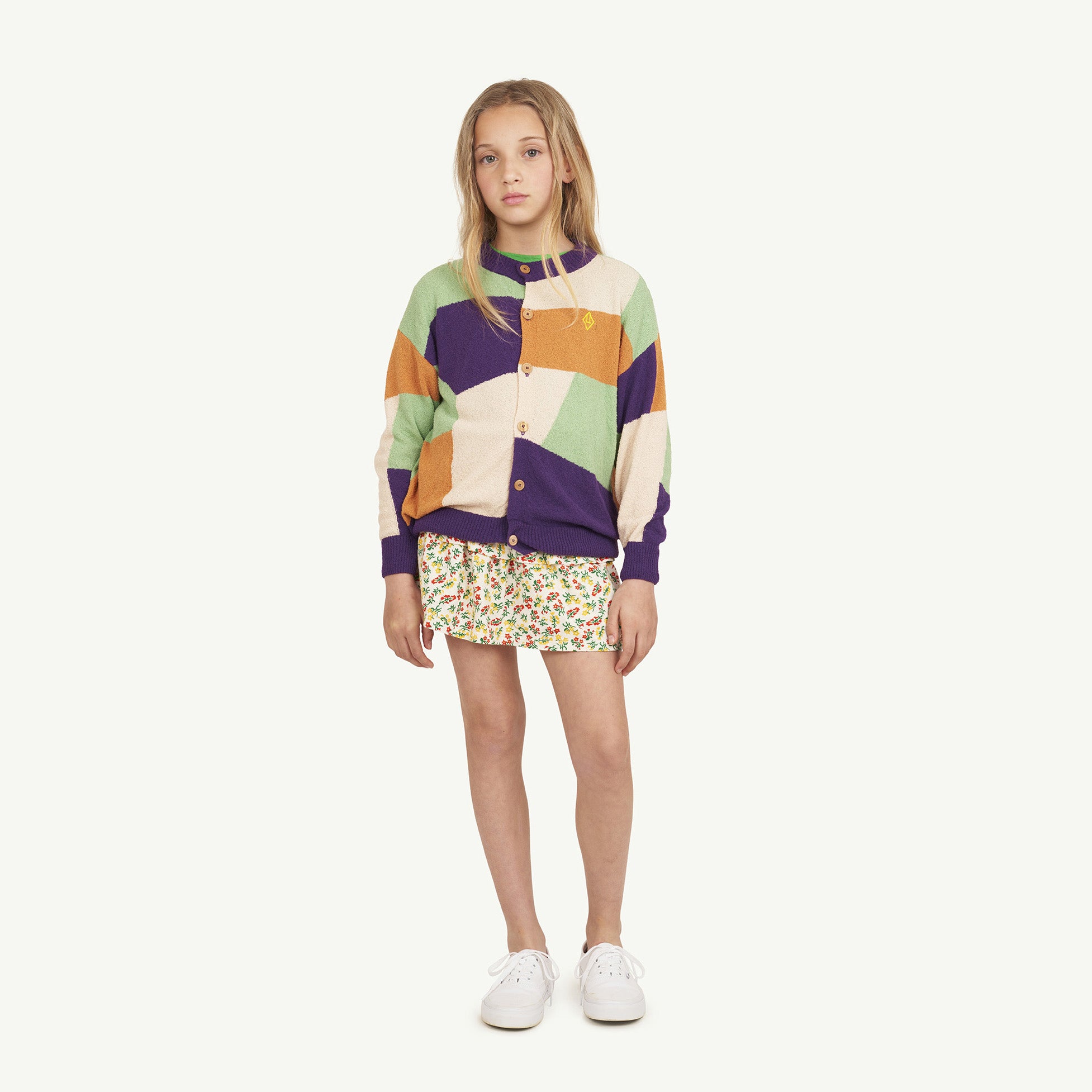 Boys & Girls Multicolor Cardigan