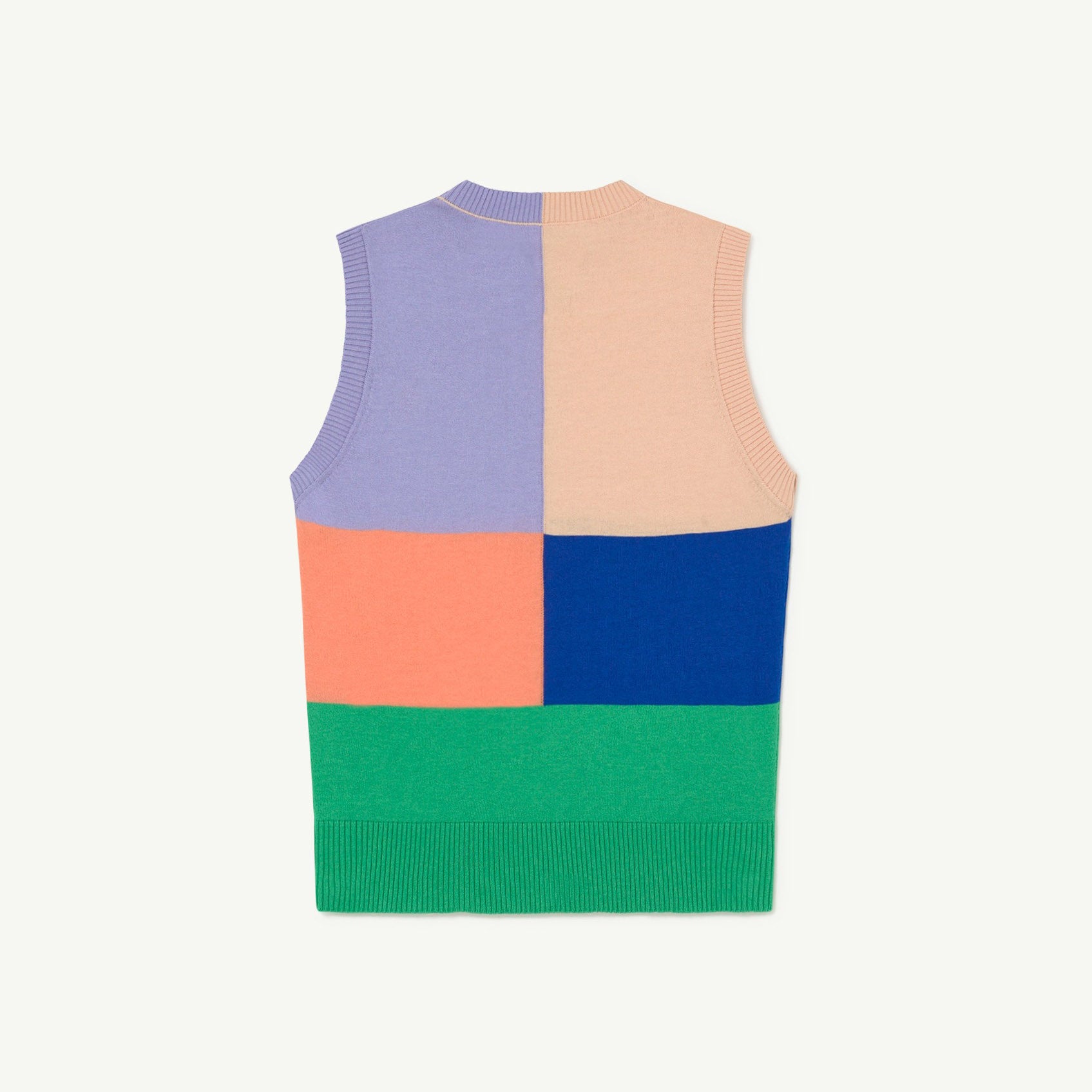 Girls Multicolor Logo Cotton Vest