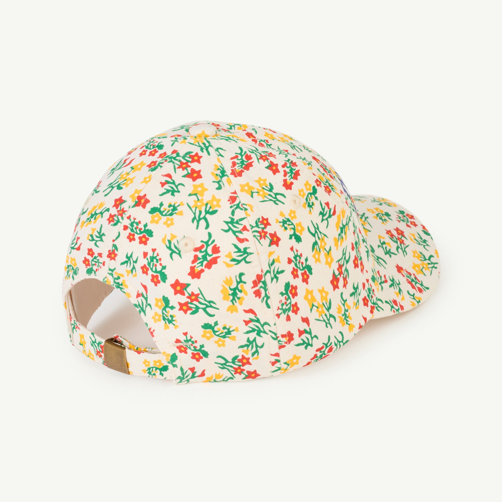 Boys & Girls White Floral Cap