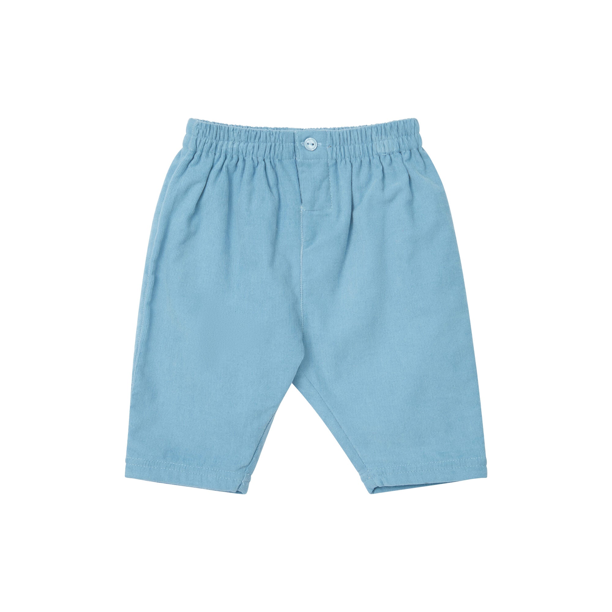 Baby Boys & Girls Blue Cotton Trousers
