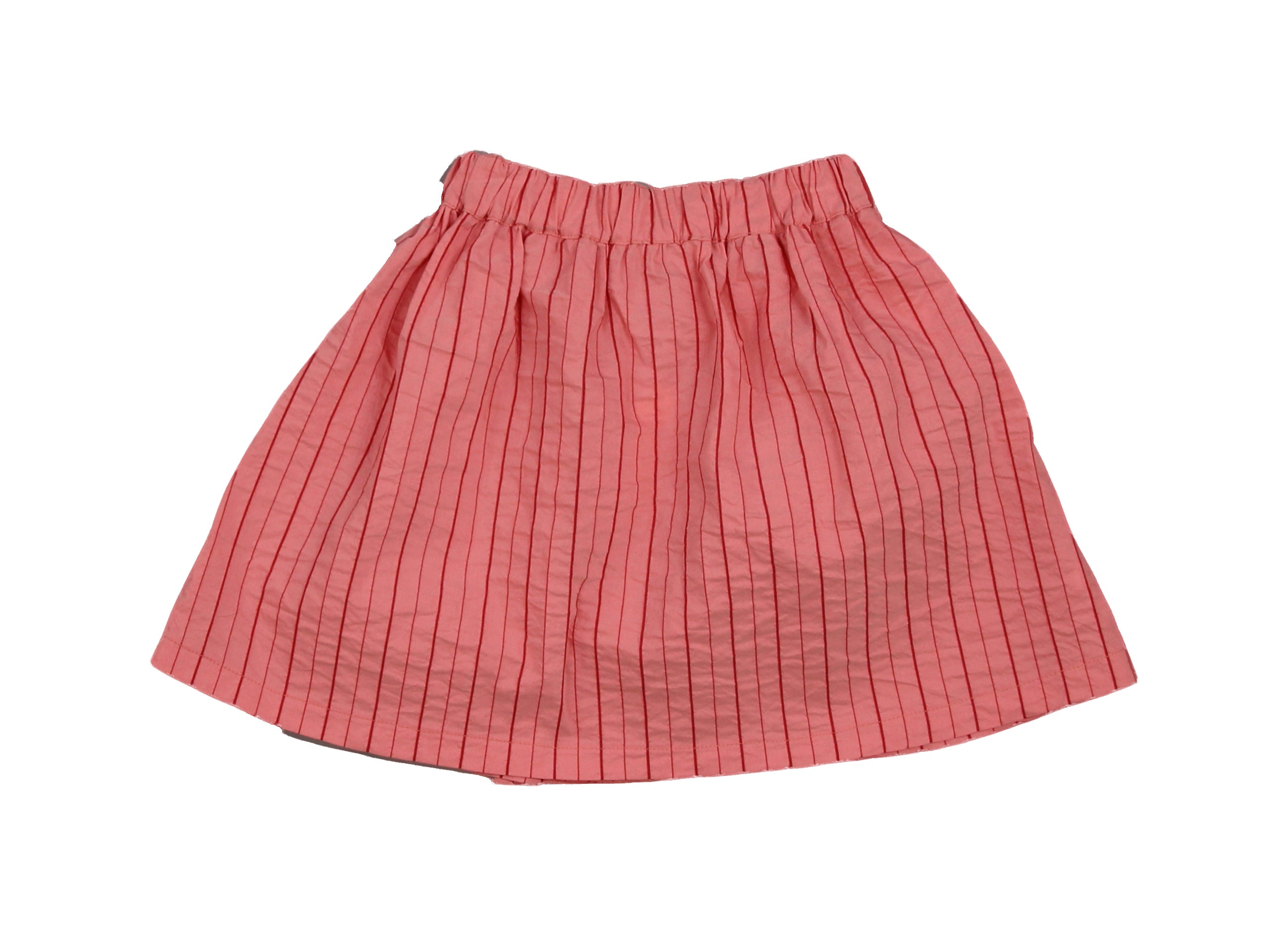 Girls Pink Striped Skirt