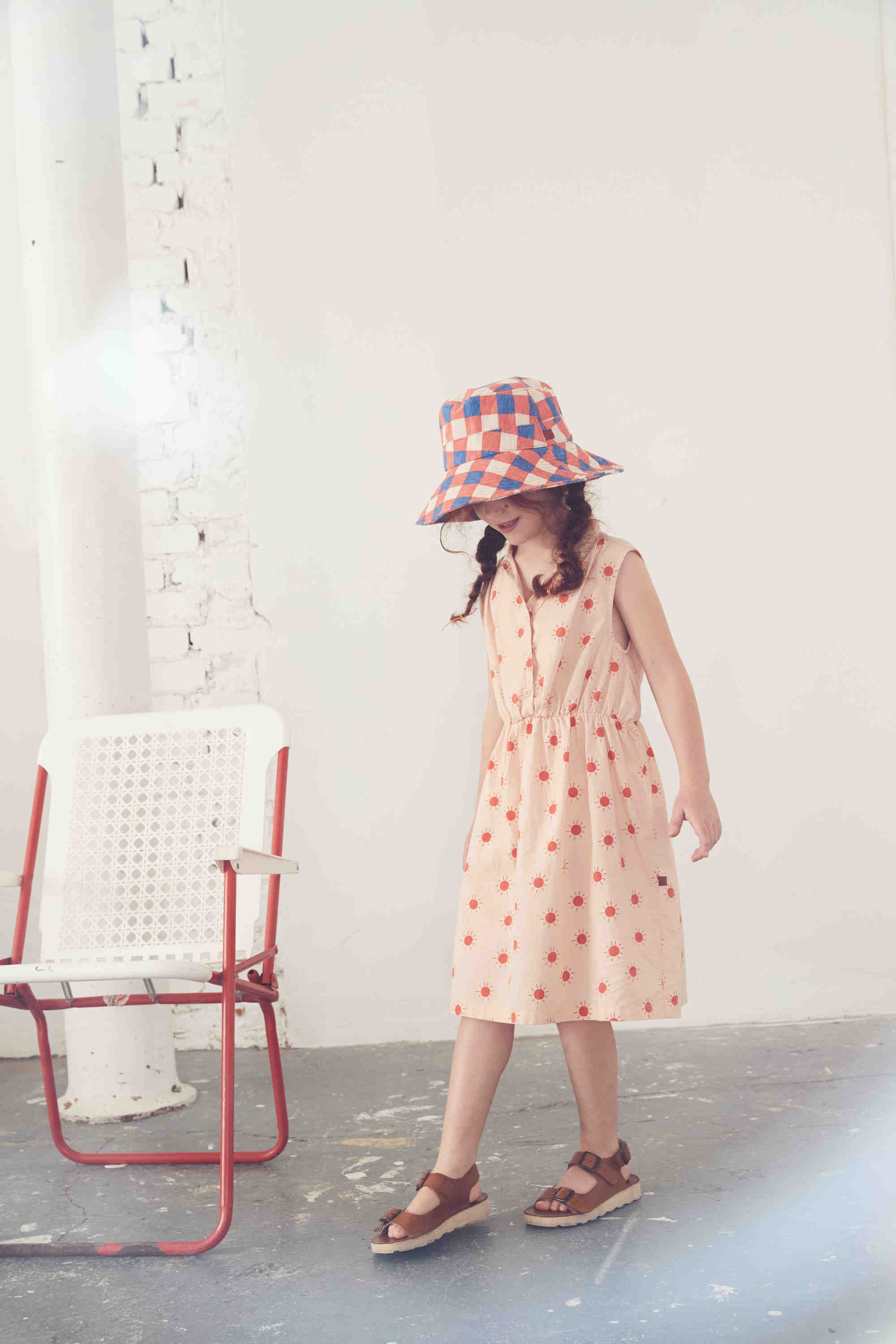 Girls Pink Cotton Dress