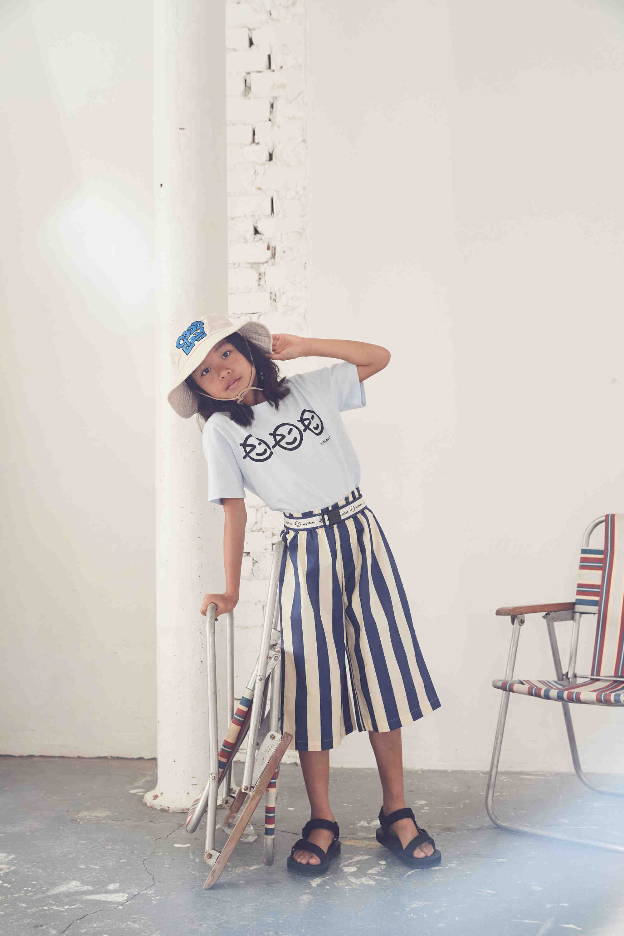 Boys & Girls Blue Cotton T-Shirt